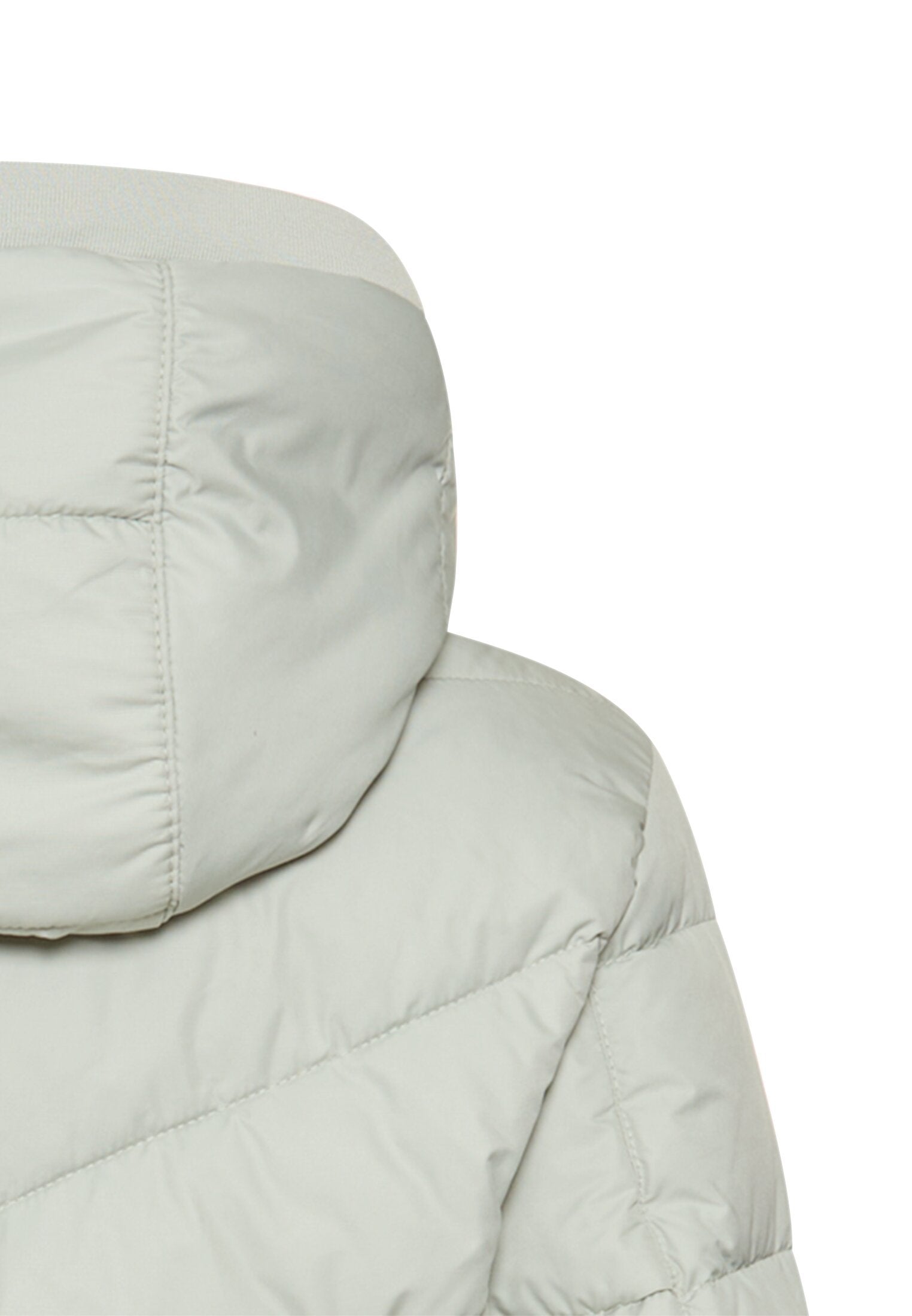 Wattierte Jacke mit abnehmbarer Kapuze (Light Sage)