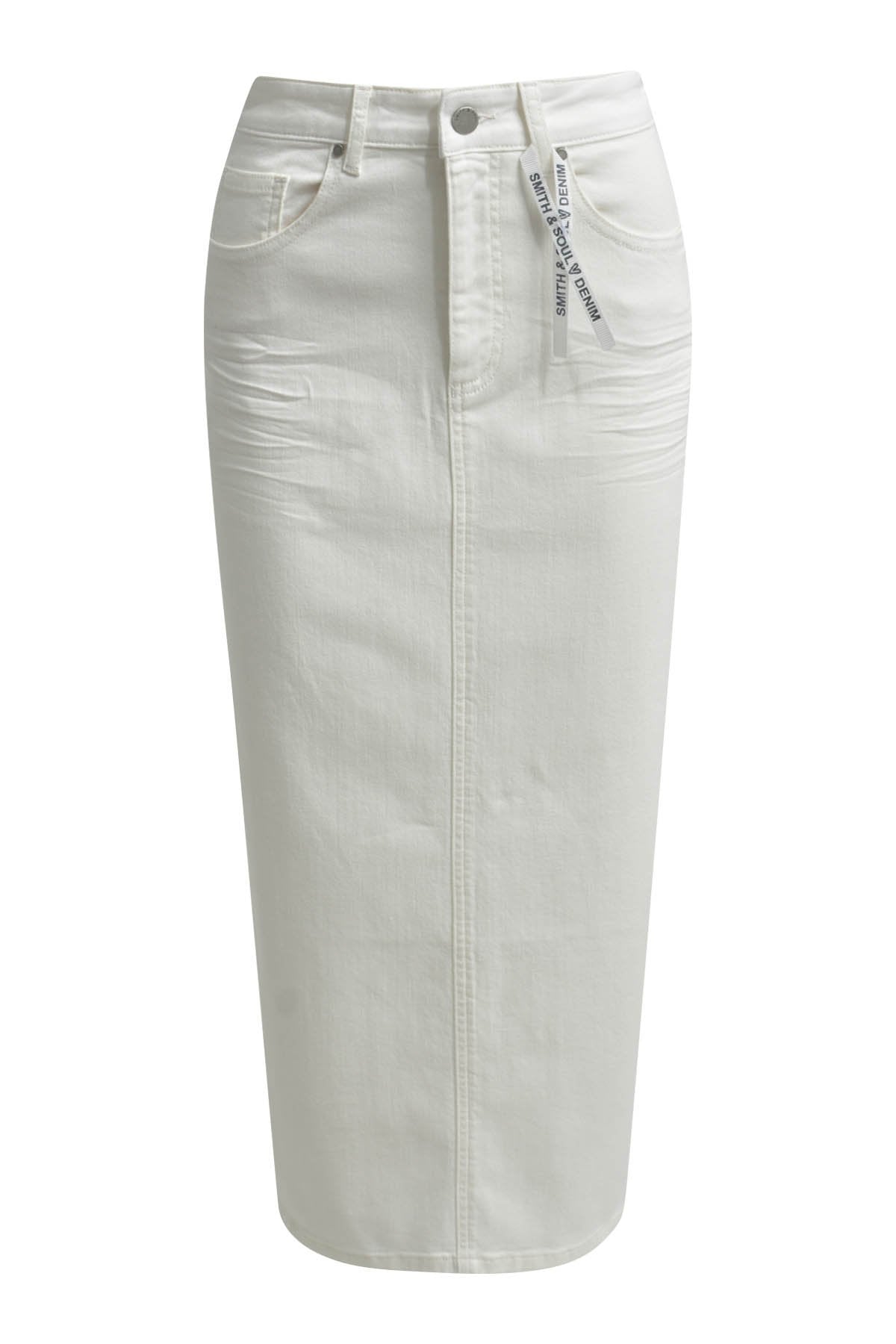 White denim skirt (Offwhite)