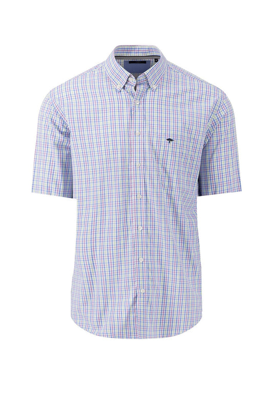 Superfine Combi Check, B.D., 1/2 (Dusty Lavender)