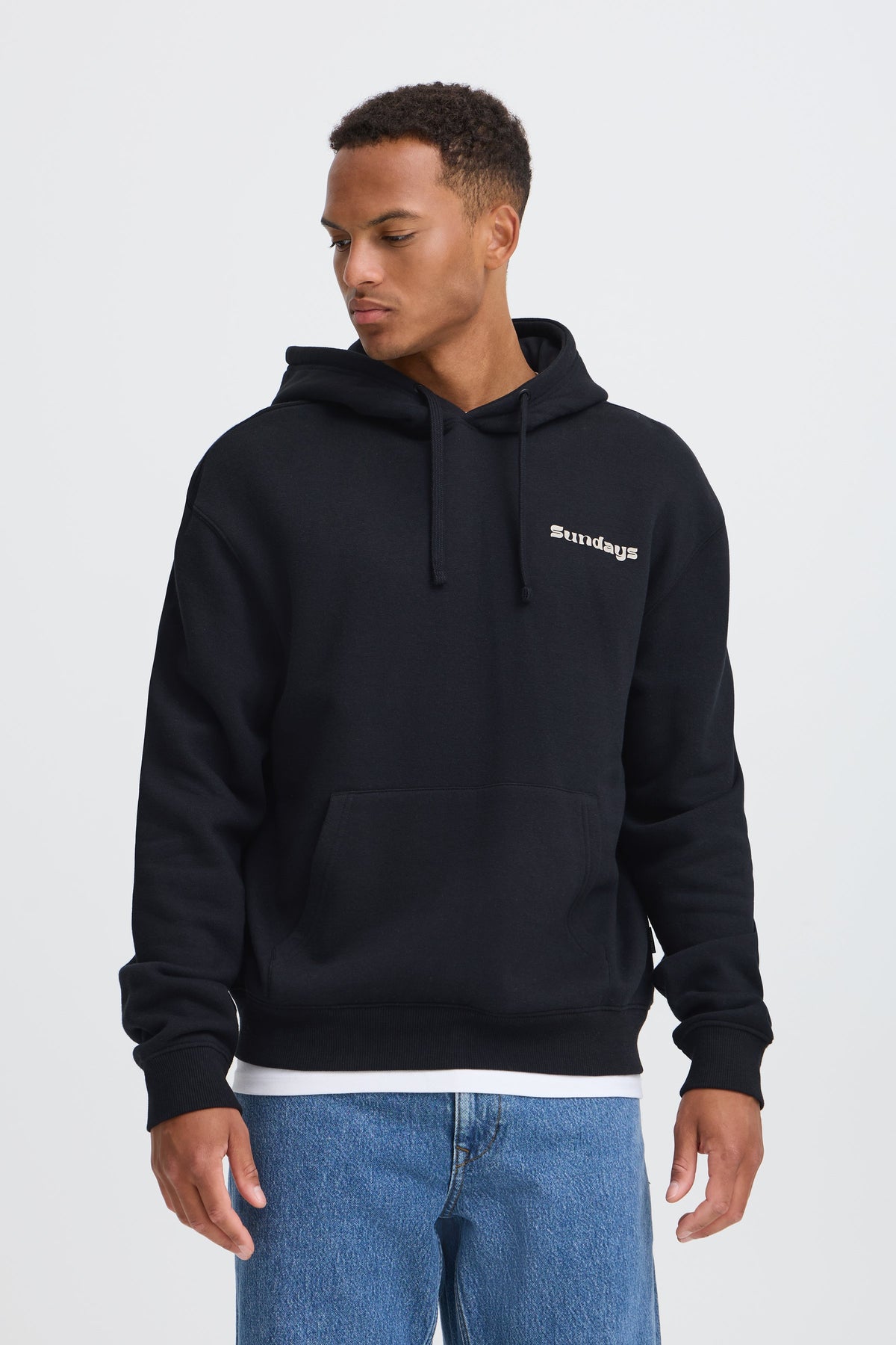 Bhlanny Reg Hood Sweat (Black Beau)