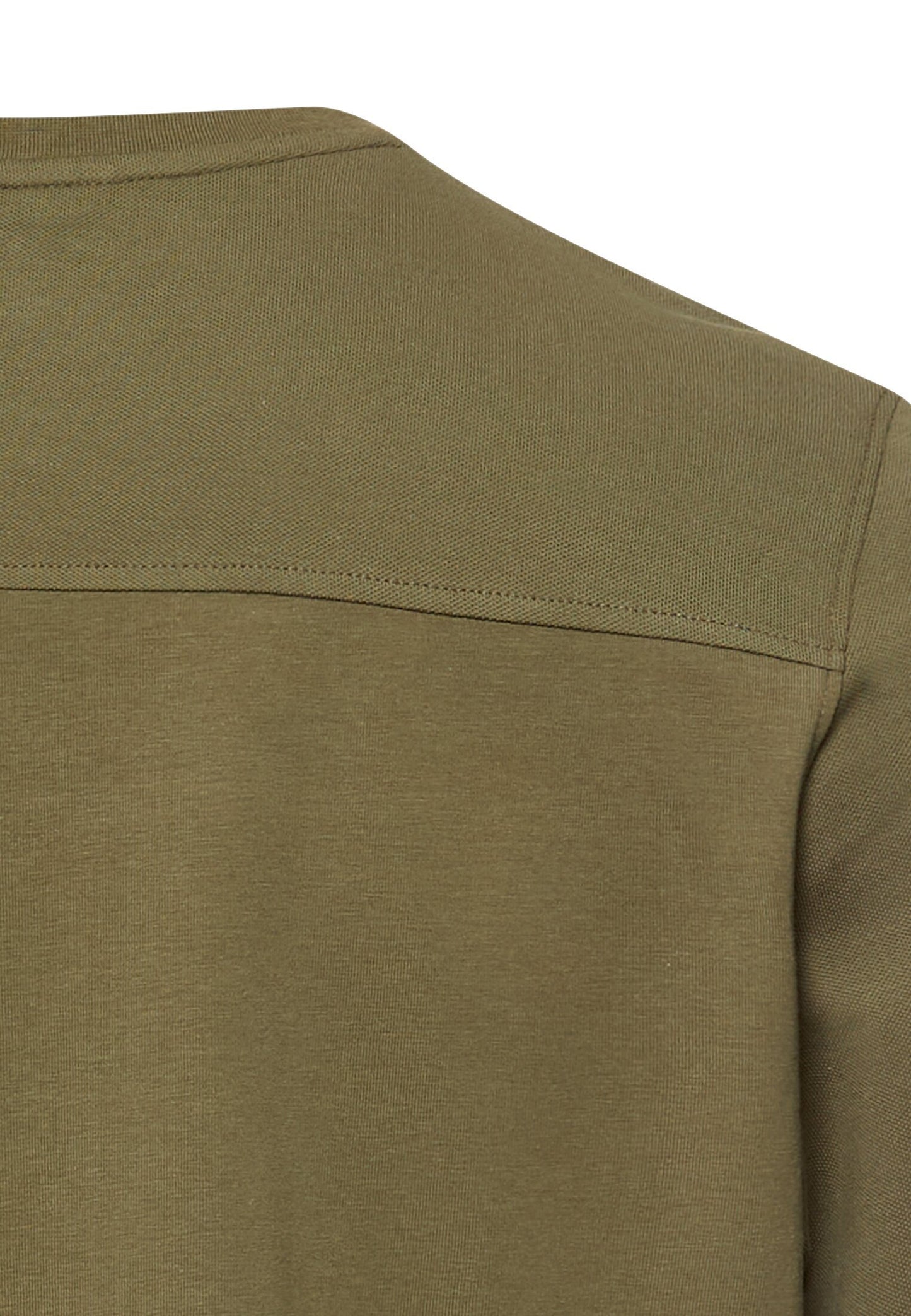 T-Shirt mit Brusttasche (Deep Olive)