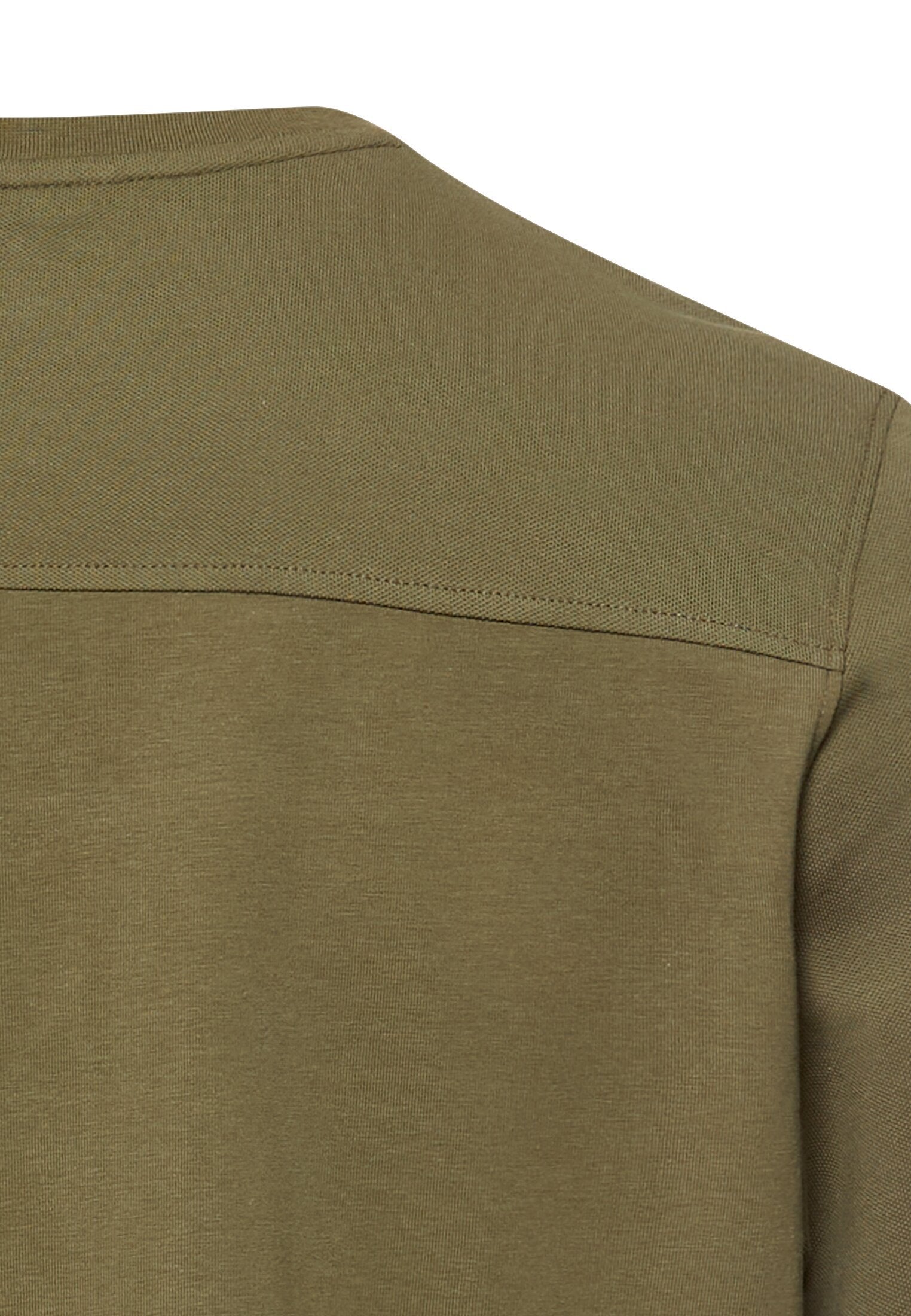 T-Shirt mit Brusttasche (Deep Olive)