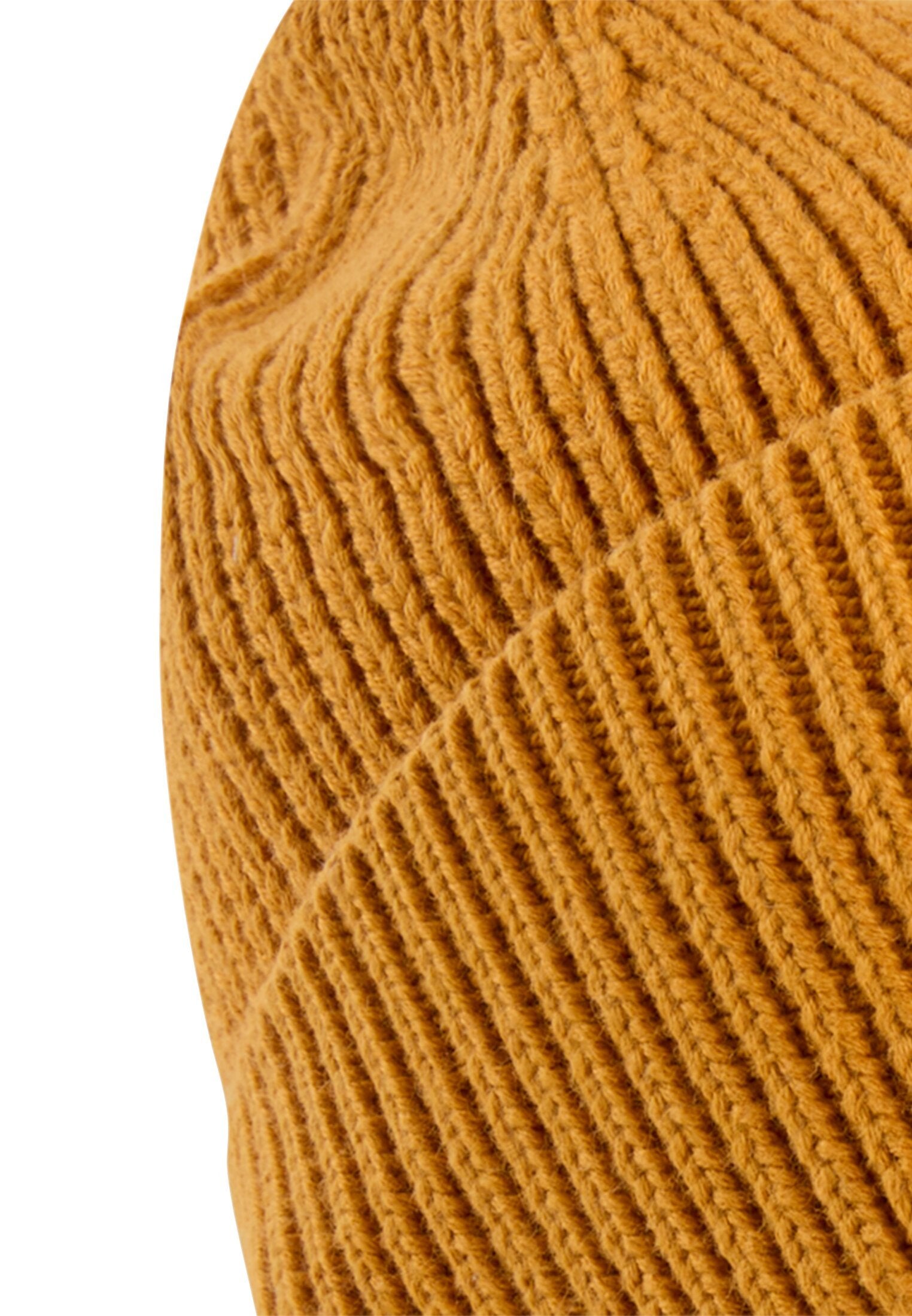 Beanie aus einem Baumwoll-Kaschmir Mix (Burned Yellow)
