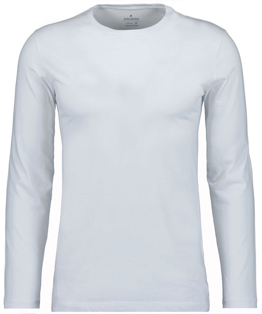 2 Langarm Shirts body fit (Weiss)