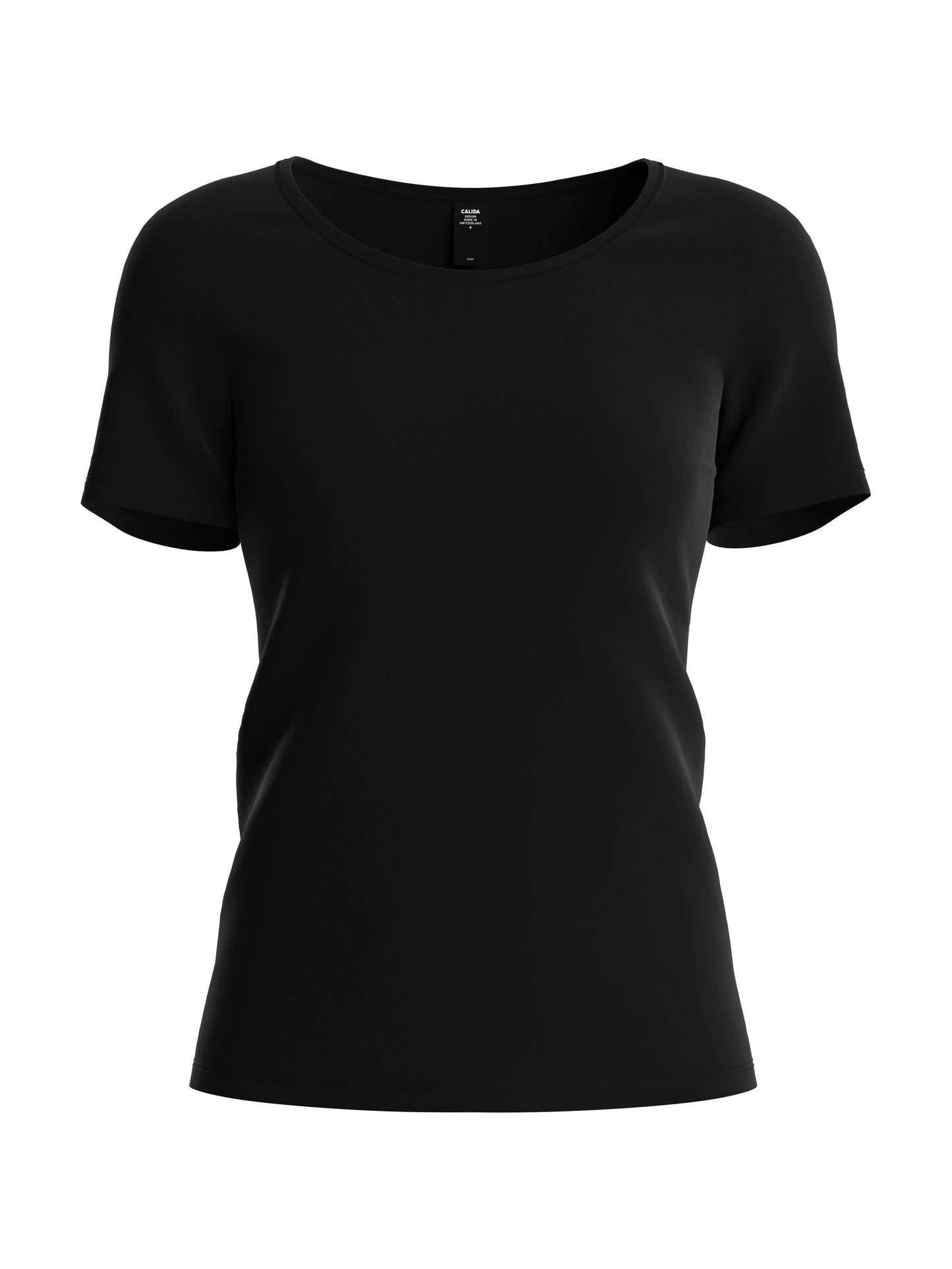 WOMEN Top short-sleeve (Schwarz)