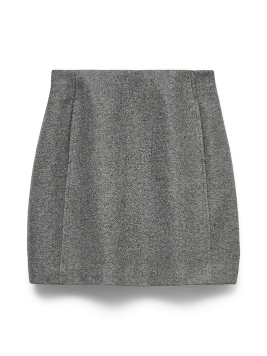 Vmfortuneallison Hw Short Skirt Ga Noos (Medium Grey M)