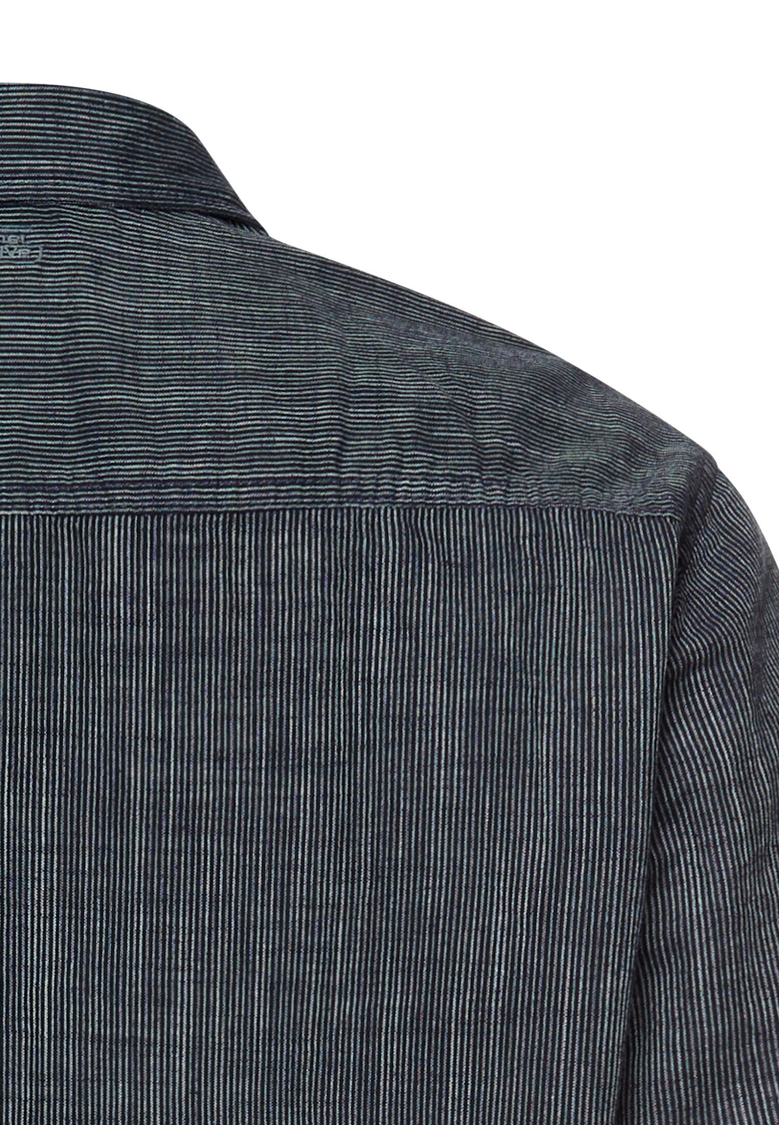 Kurzarmhemd mit Kontrastdetails (Dark Navy)