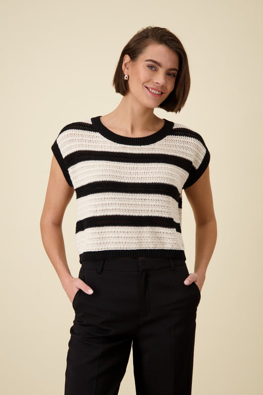 Pullover (Schwarz Ringel)