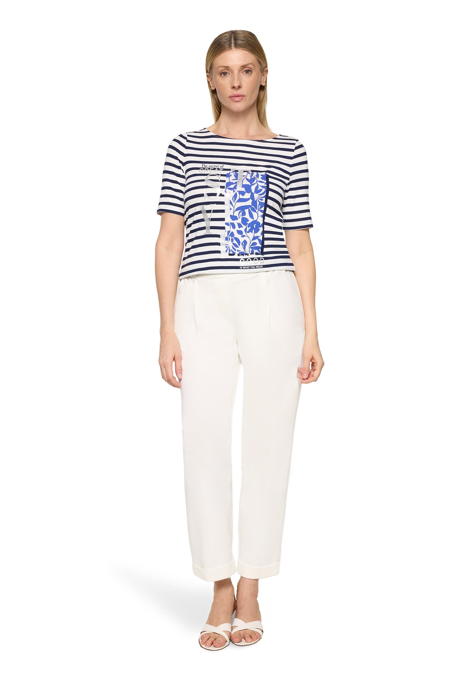 Ringelshirt (Cream/dark Blue)
