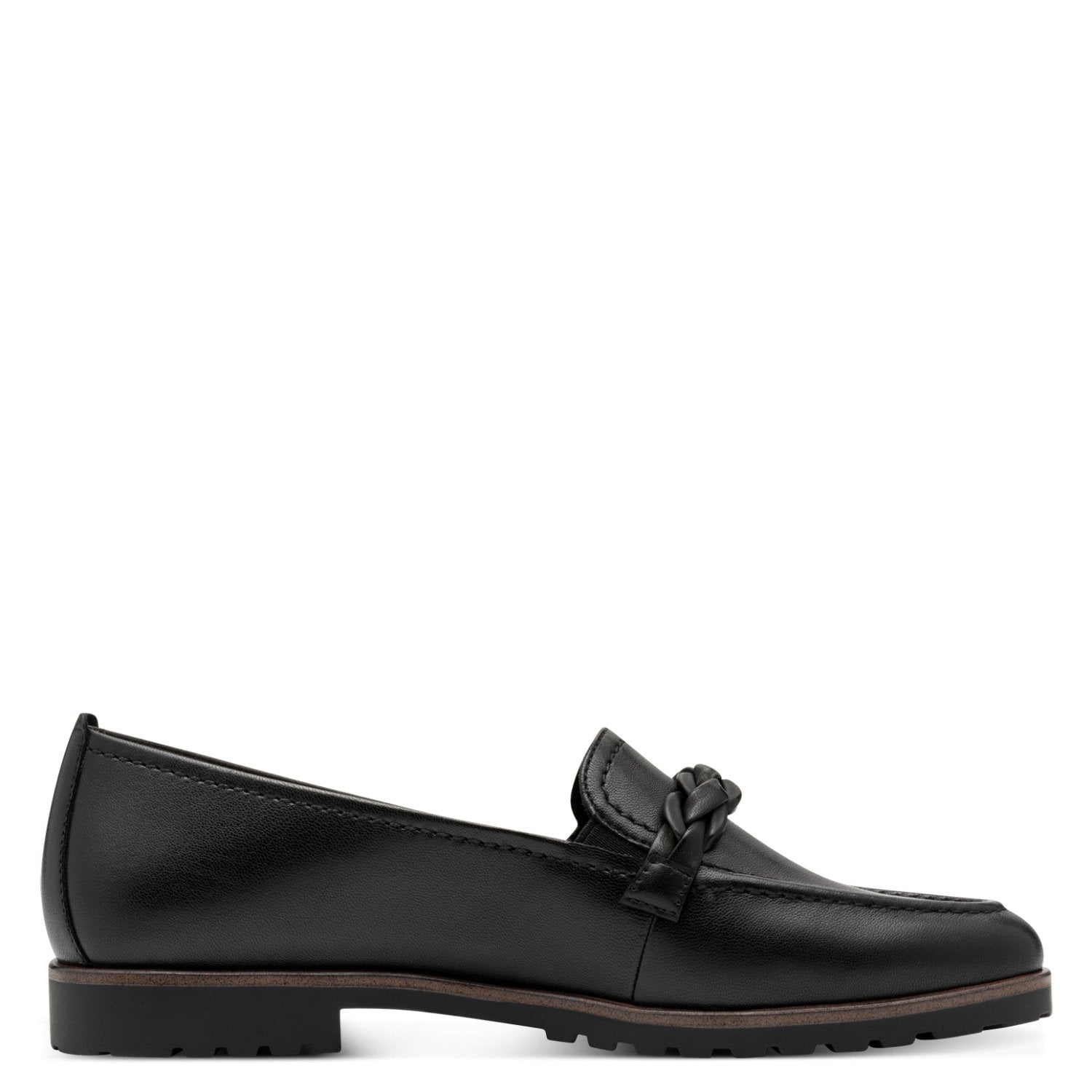 Slipper (Black Leather)