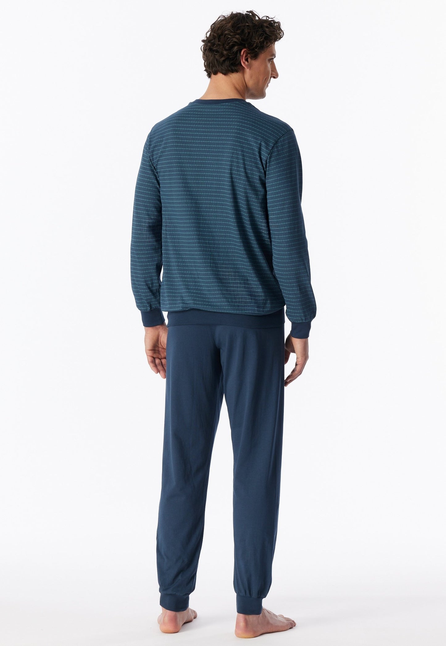 Schlafanzug lang (Deep Blue)