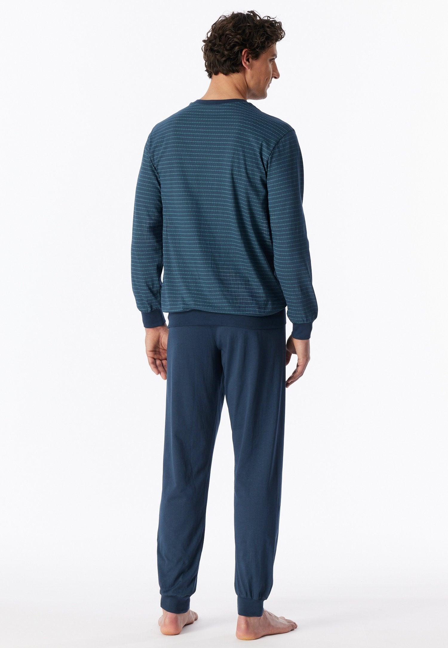 Schlafanzug lang (Deep Blue)