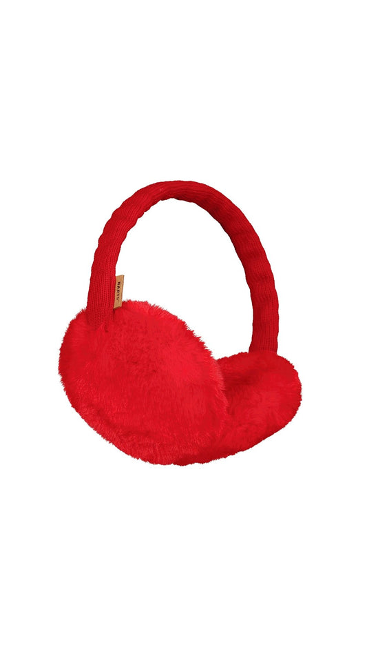 Plush Earmuffs (Red Red)