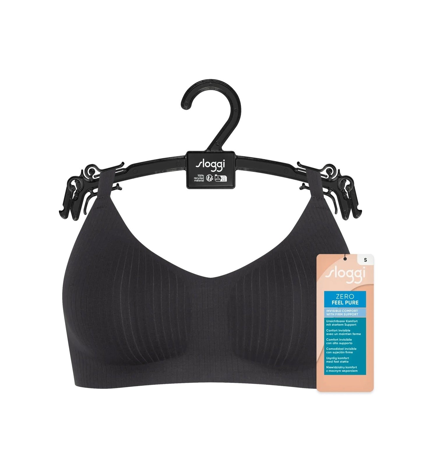 sloggi ZERO Feel Pure Soft bra (Black)