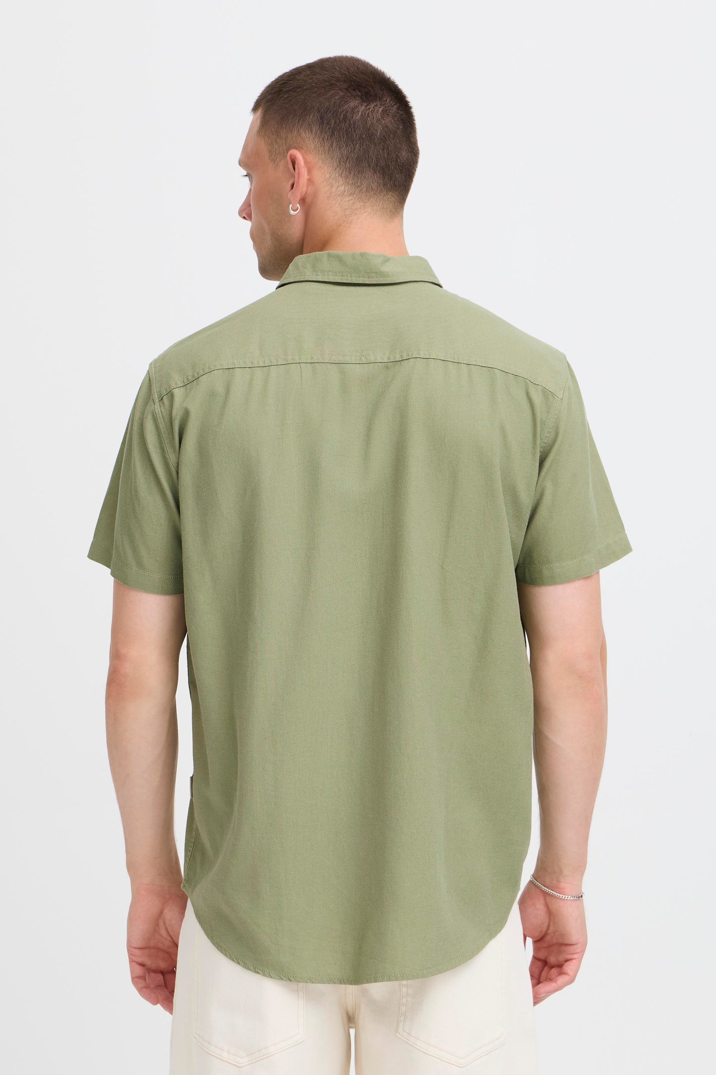 Bhbobby Linen S/s (Oil Green)