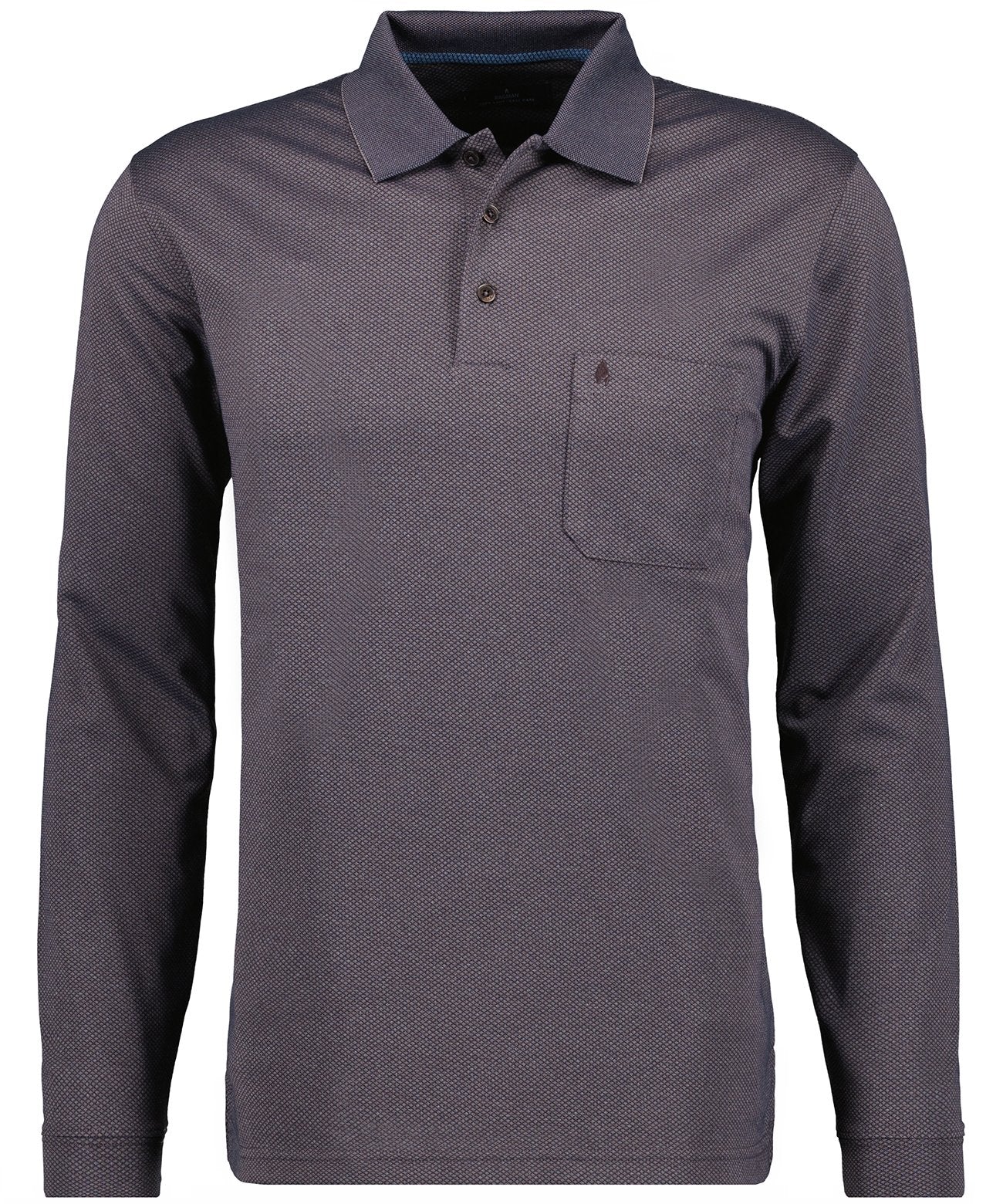 Poloshirt langarm (Mocca)