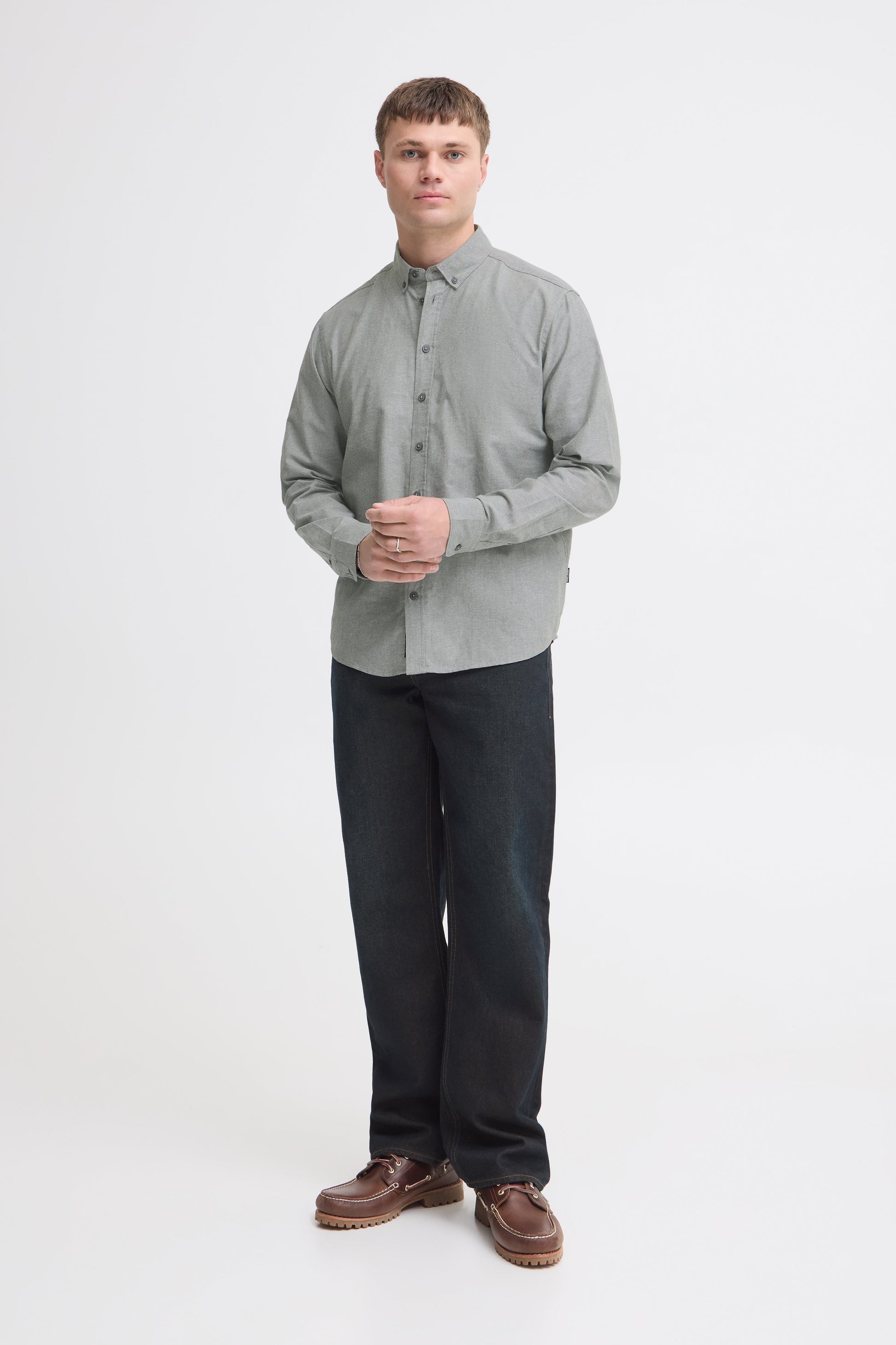 Bhadas Shirt Oxford (Forest Night)