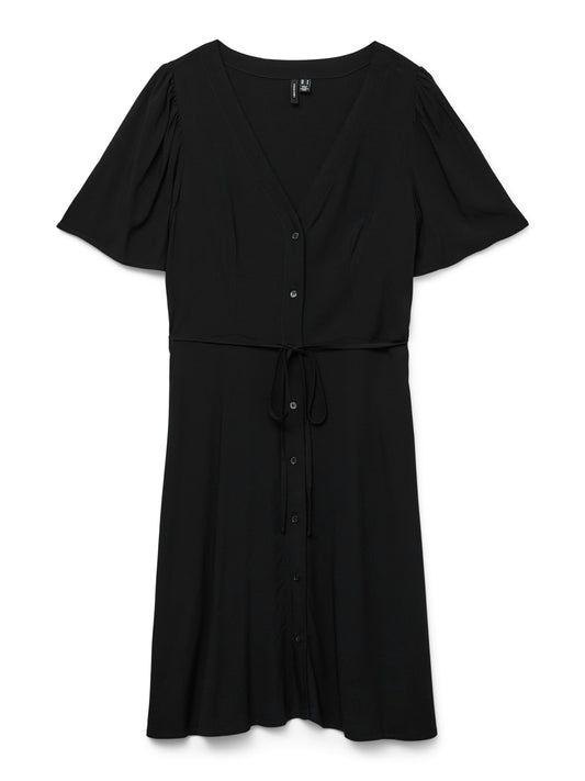 Vmalba Ss Short Dress Wvn Ga Noos (Black)