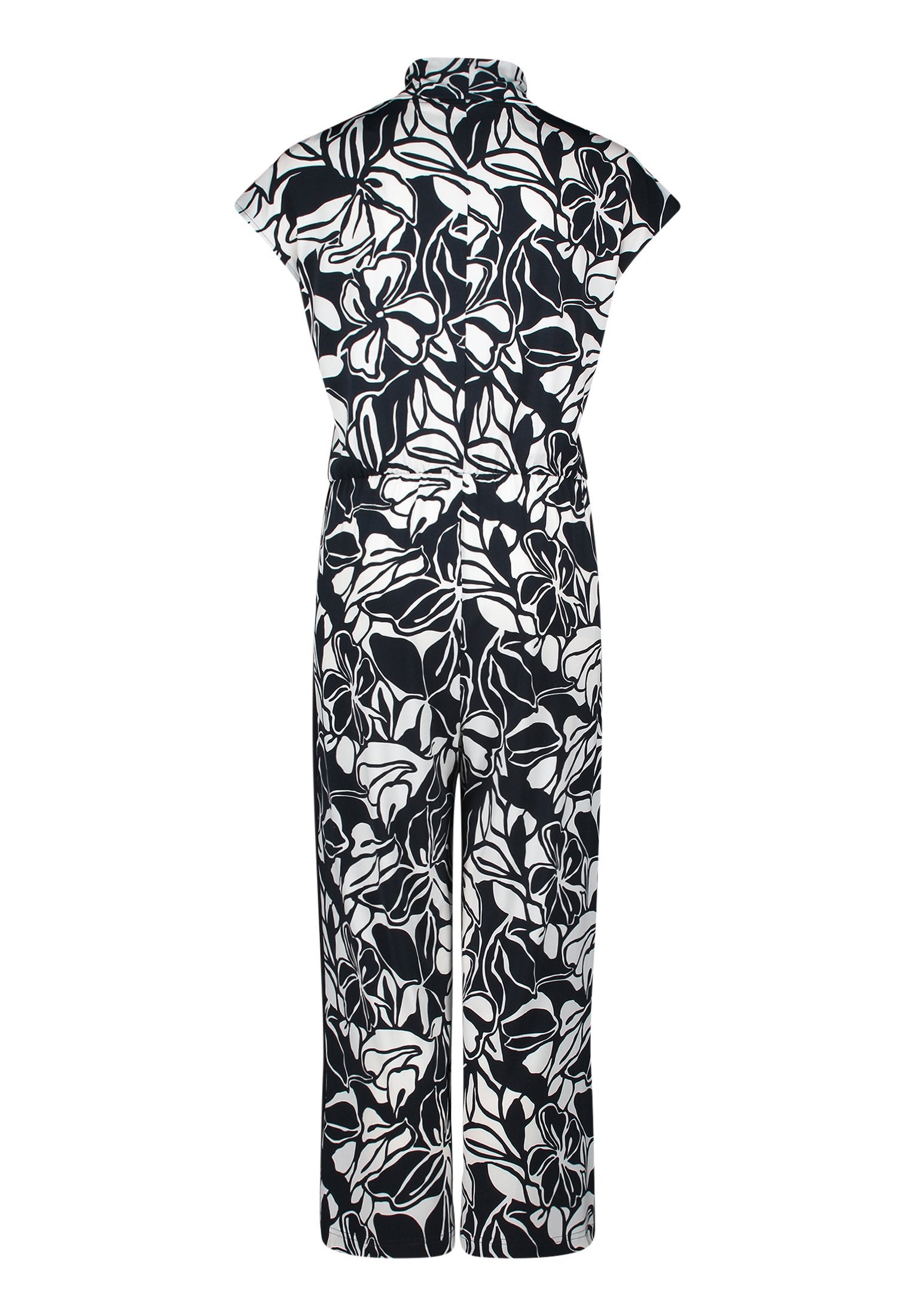 Jumpsuit (Dark Blue/cream)