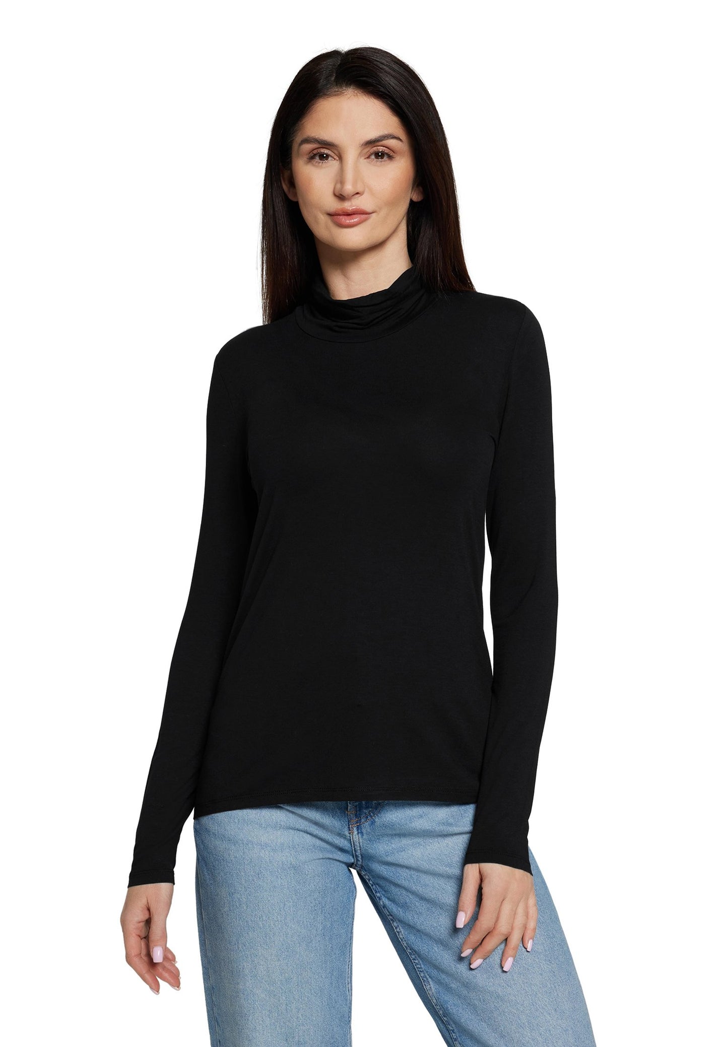 Rollkragenshirt (Black)