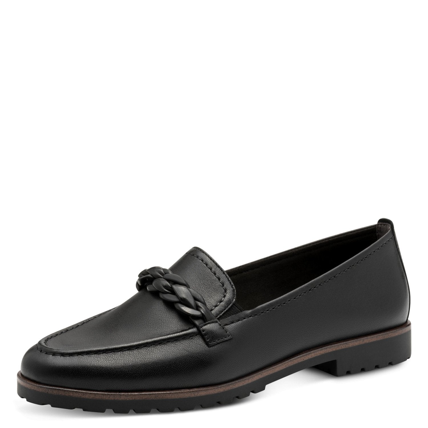 Slipper (Black Leather)