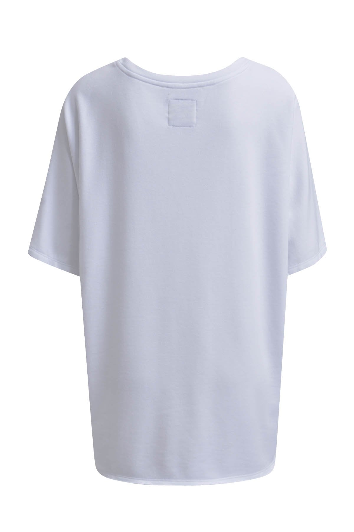 Oversize Sweatshirt Short Sleeves (White)