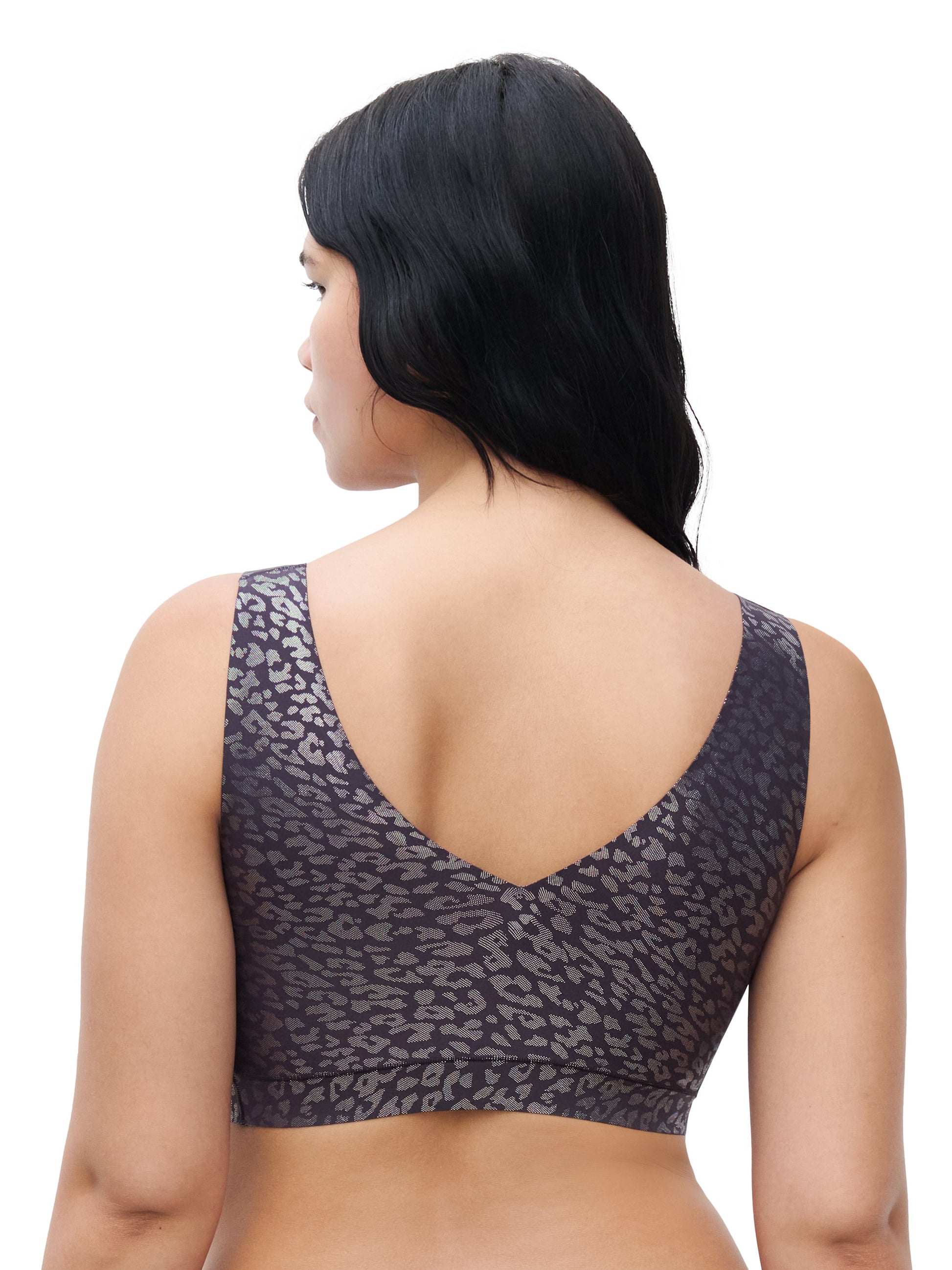 SOFTSTRETCH Bustier mit Soft Cups (Ink Shimmer Prin)