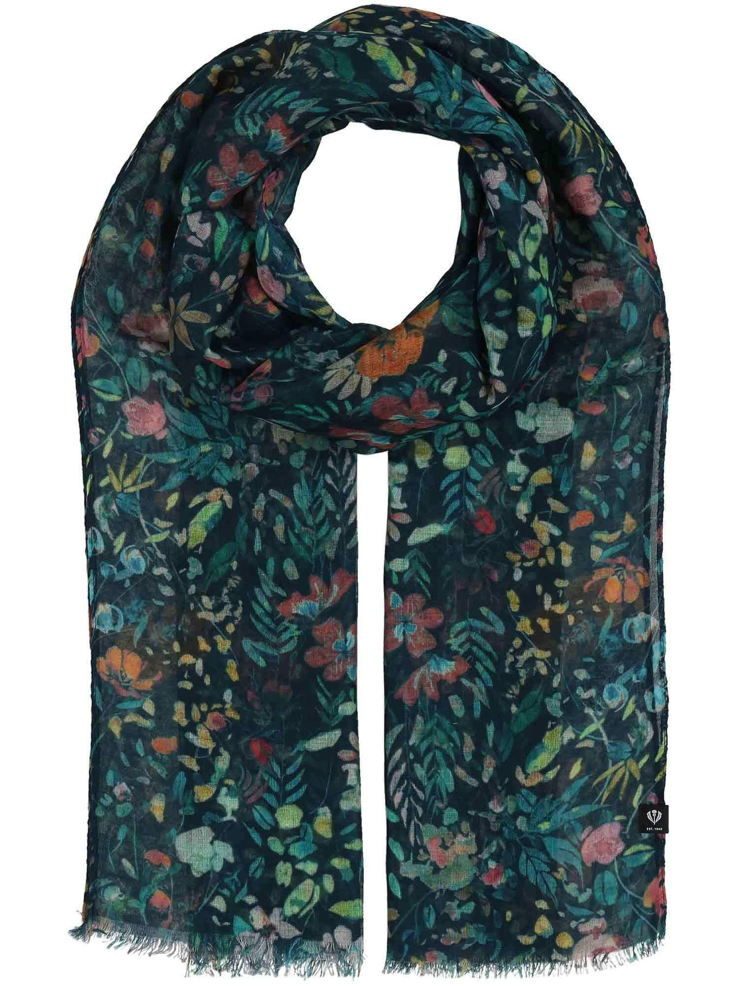 Schal Polyester Schal (Crystal Teal)