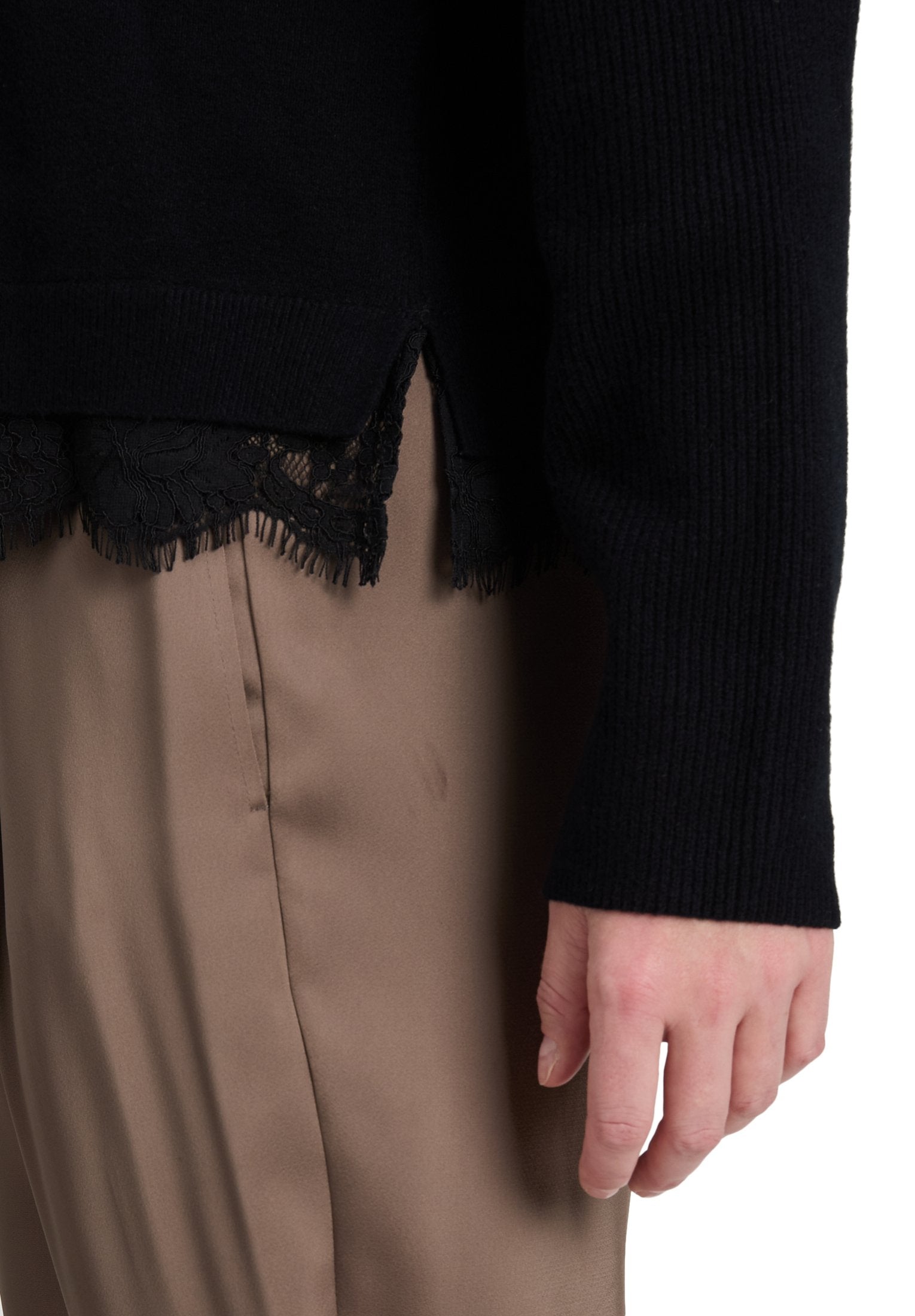 Feinstrickpullover (Black)