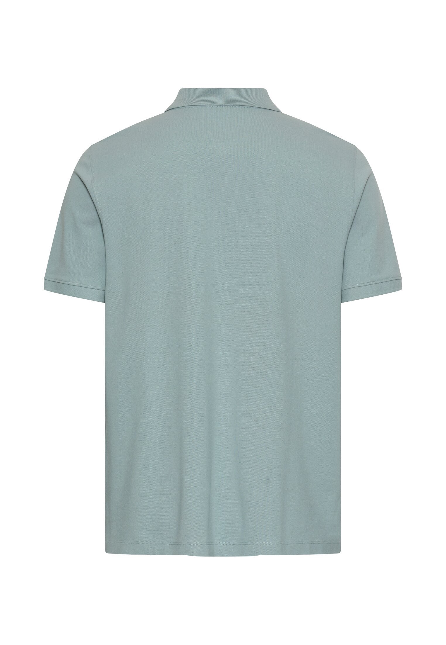 Poloshirt mit Kontrastdetails (Aqua Blue)