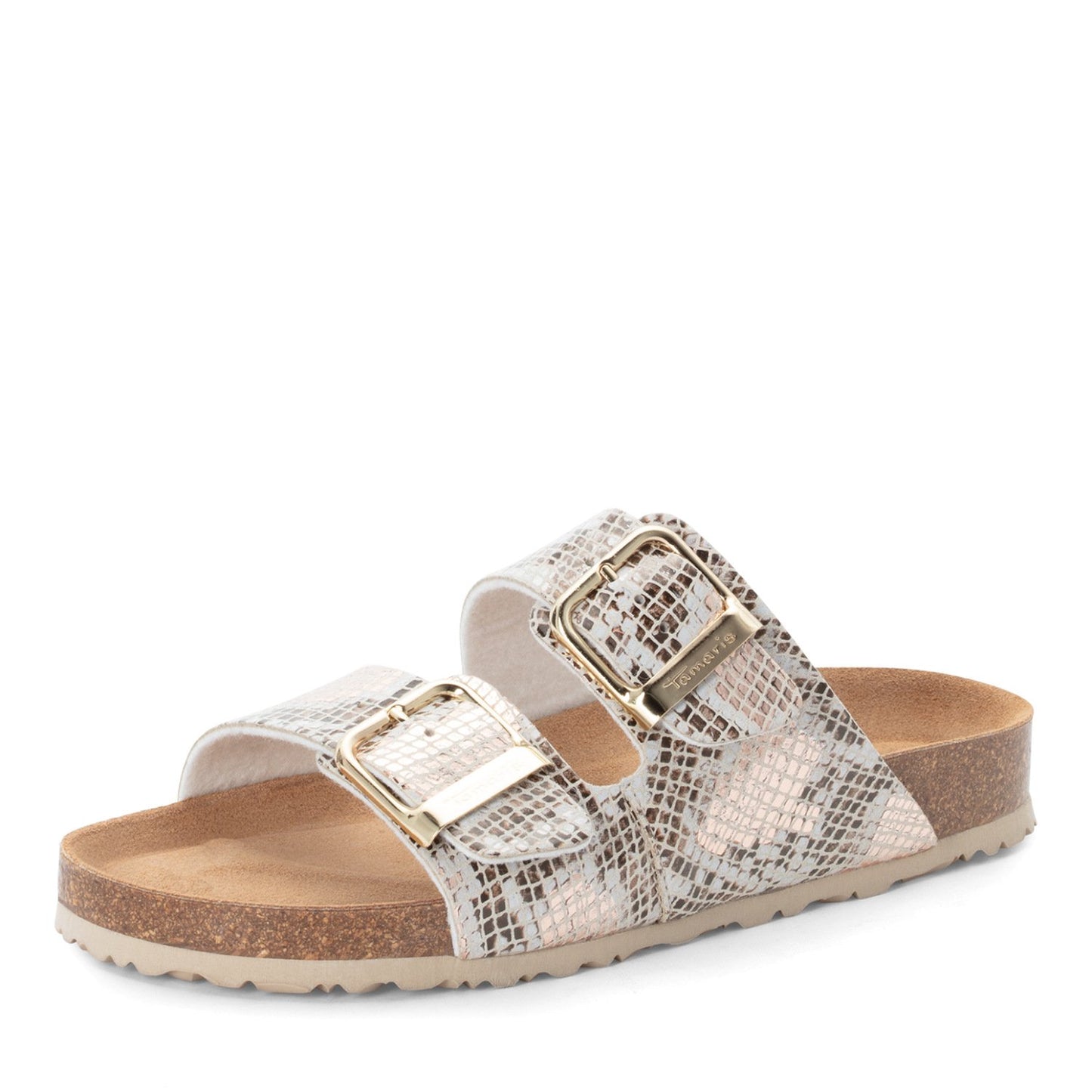 Pantolette (Beige/snake)