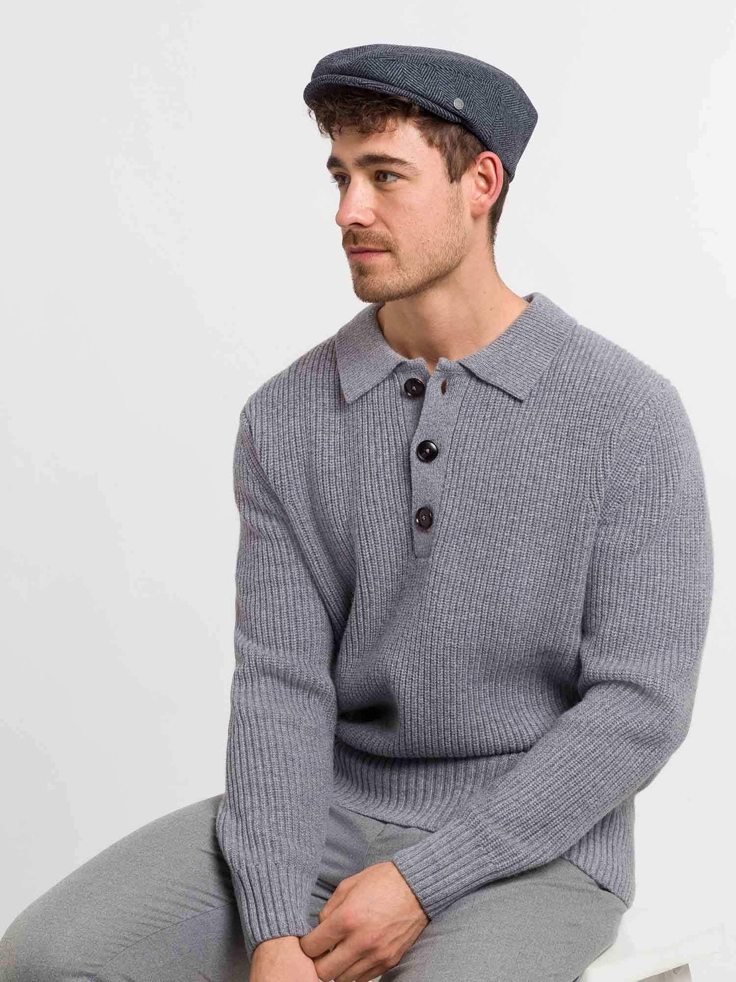 Flatcap Woll Flatcap (Navy)