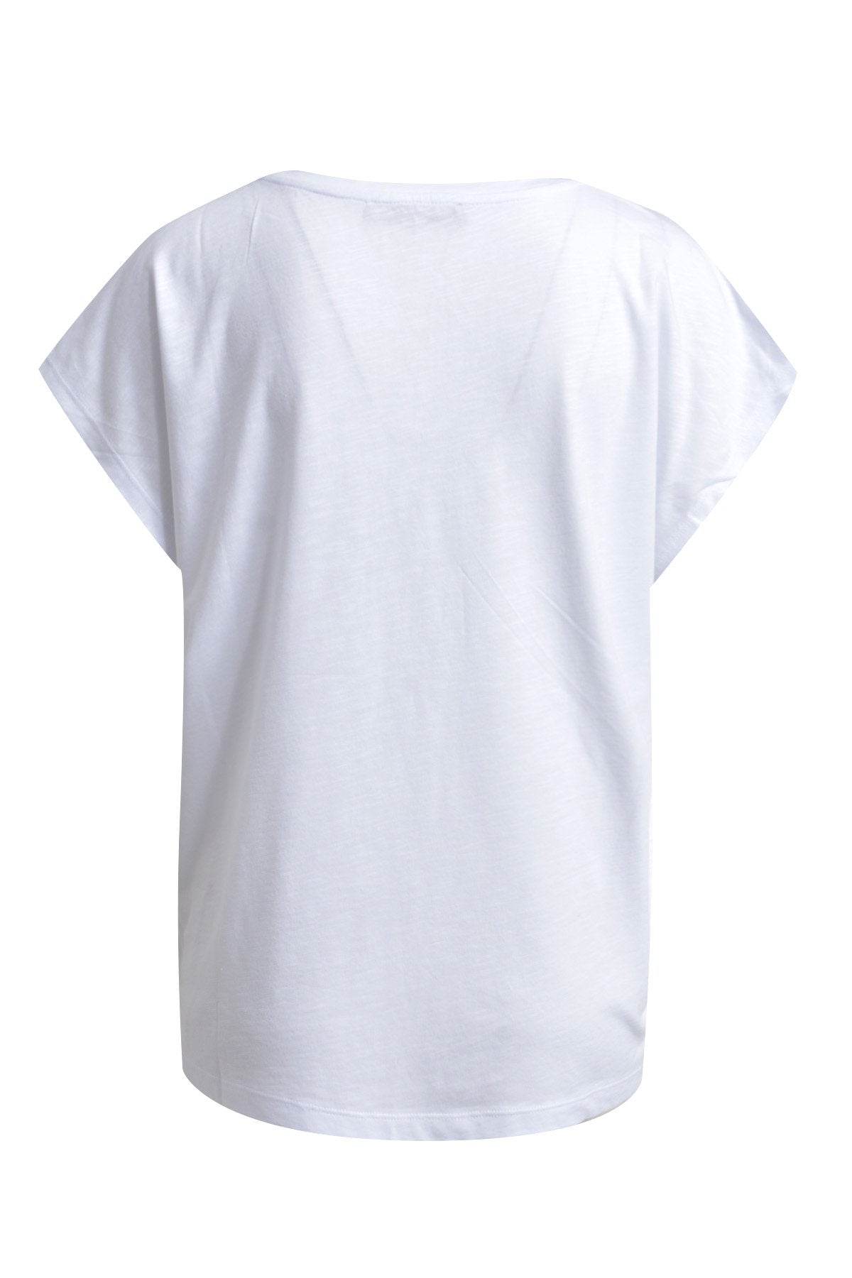 T-Shirt Slub with Print-Mix (White)