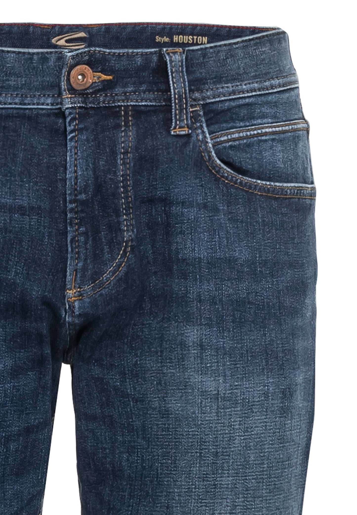 Regular Fit 5-Pocket Jeans aus Baumwolle (Mid Blue Used)