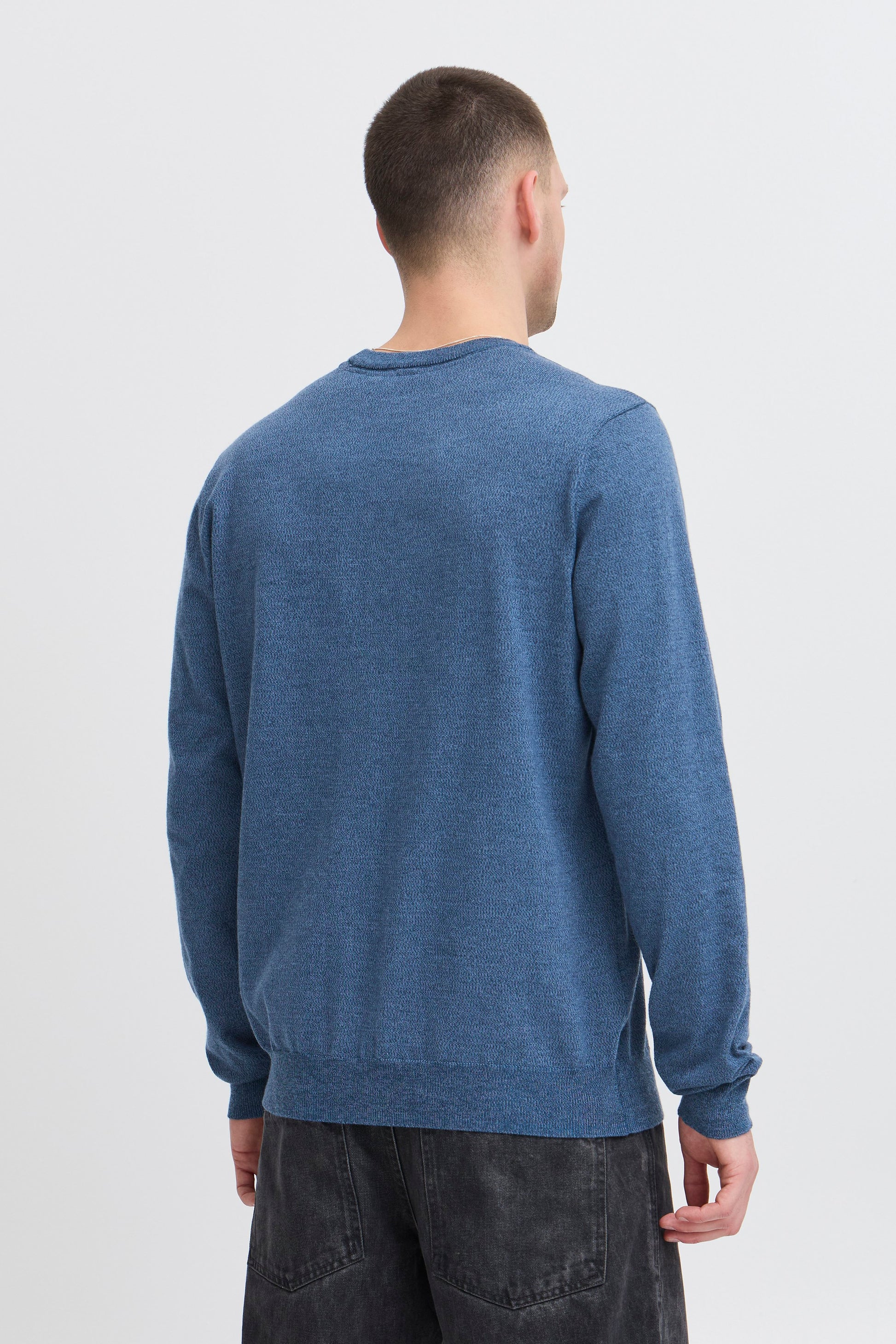 Bhbruton Crew Neck Knit (Copen Blue)