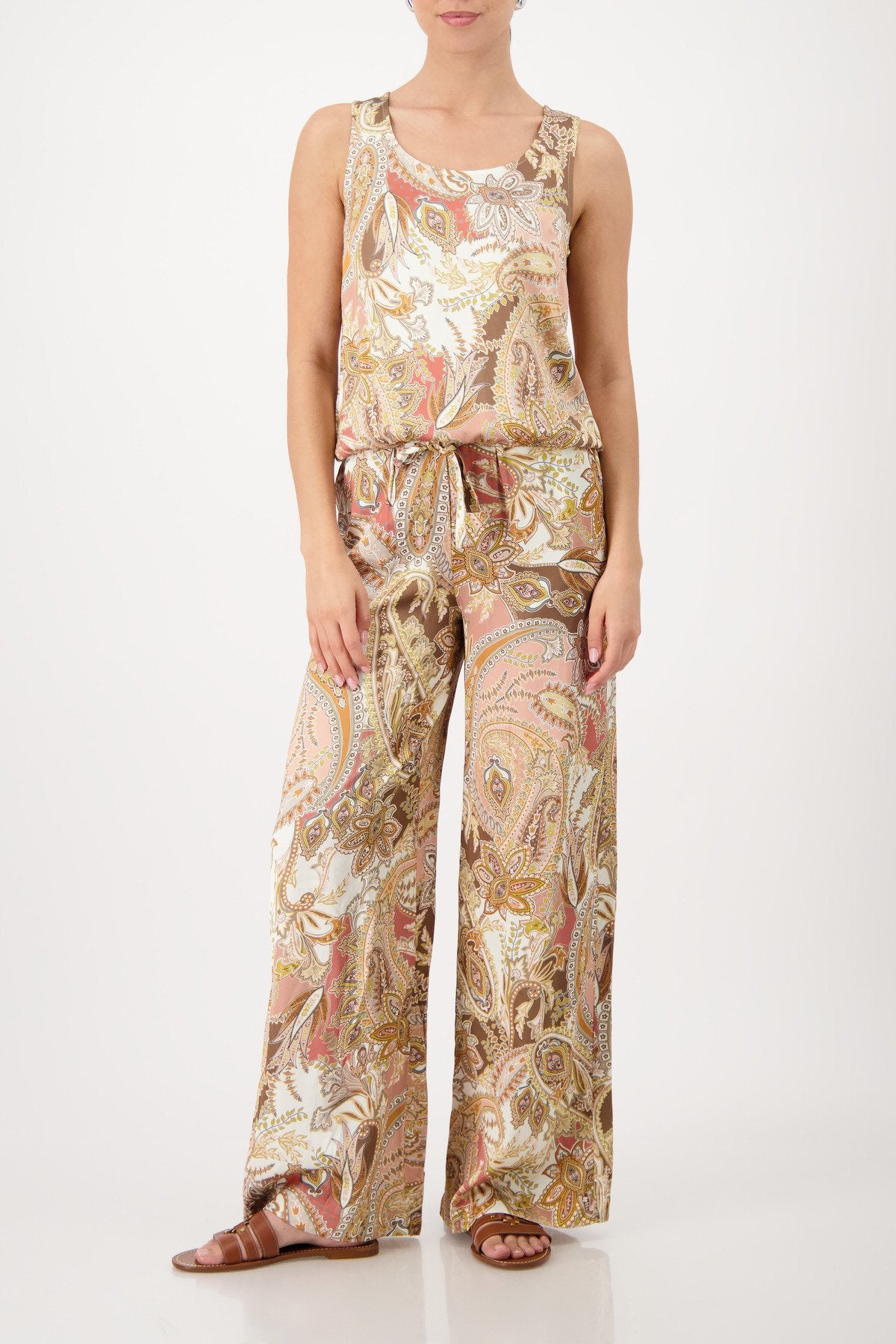 Bluse (Mocca Gemustert)