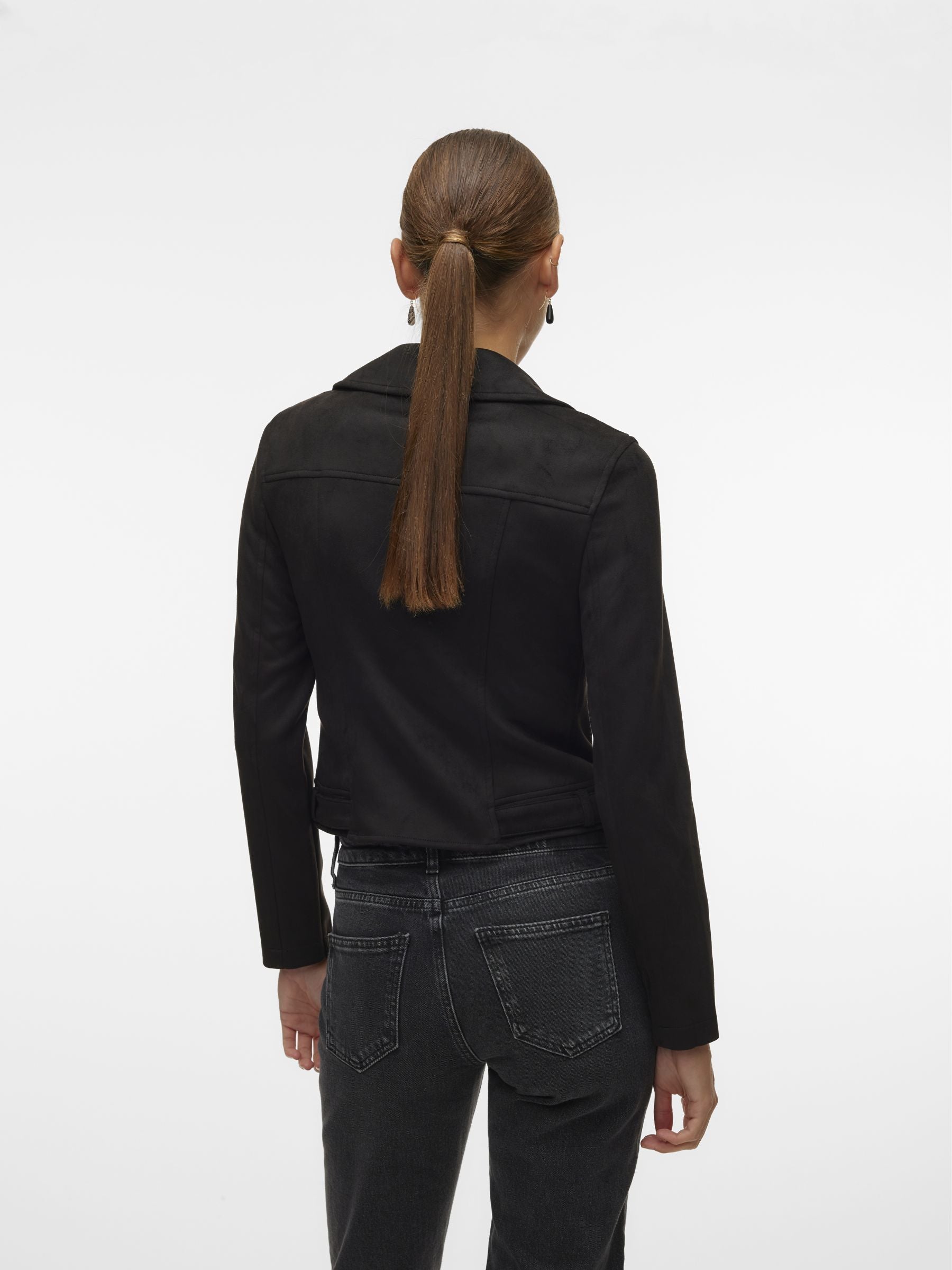 Vmjose Short Faux Suede Jacket Noos (Black)