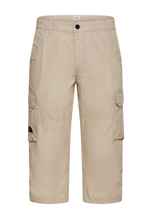 Cargo-Shorts aus reiner Baumwolle (Light Beige)