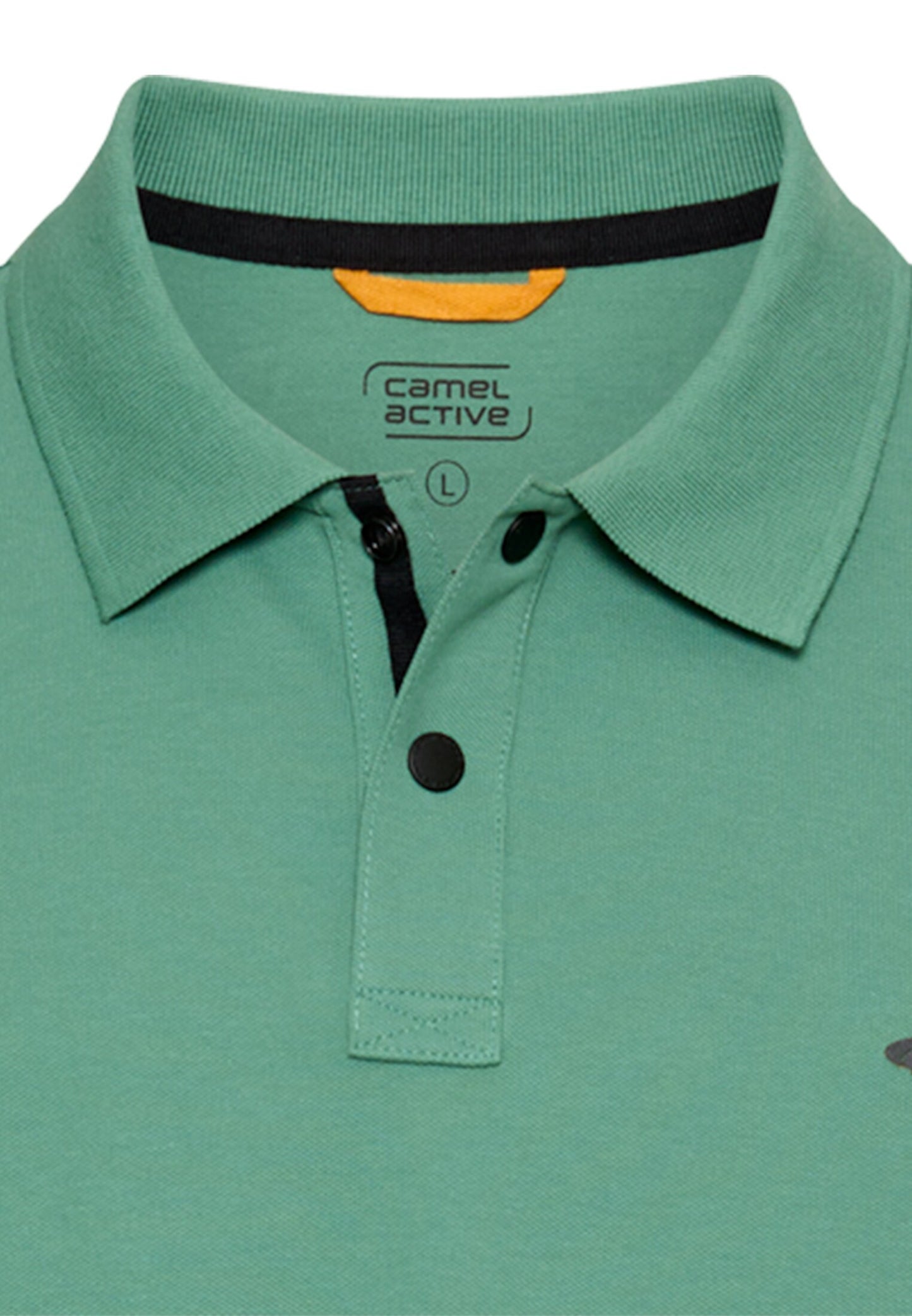 Poloshirt mit Druckknöpfen (Lagoon Green)