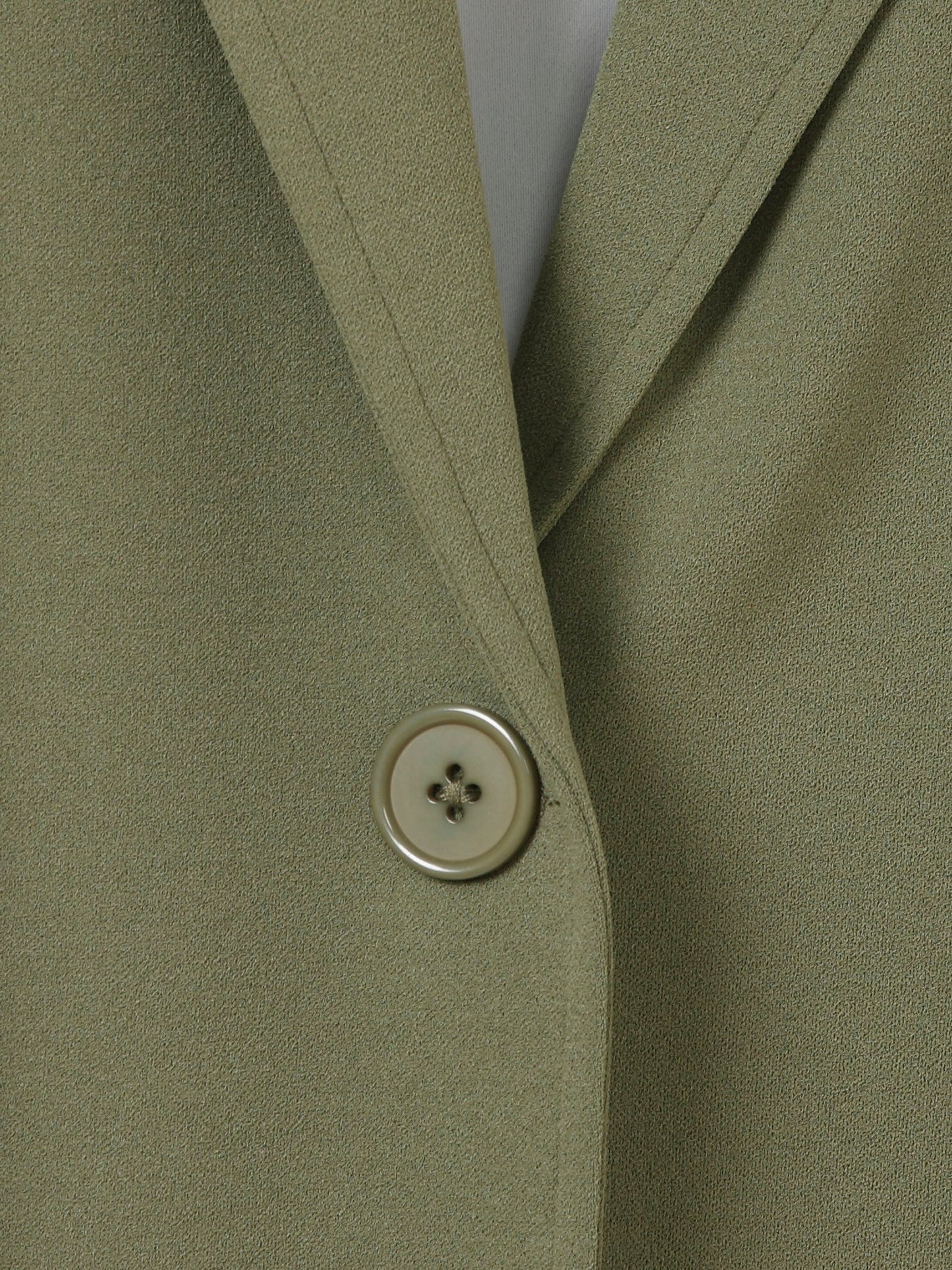 Jacke Revers 3/4 Arm Knopf (Green)