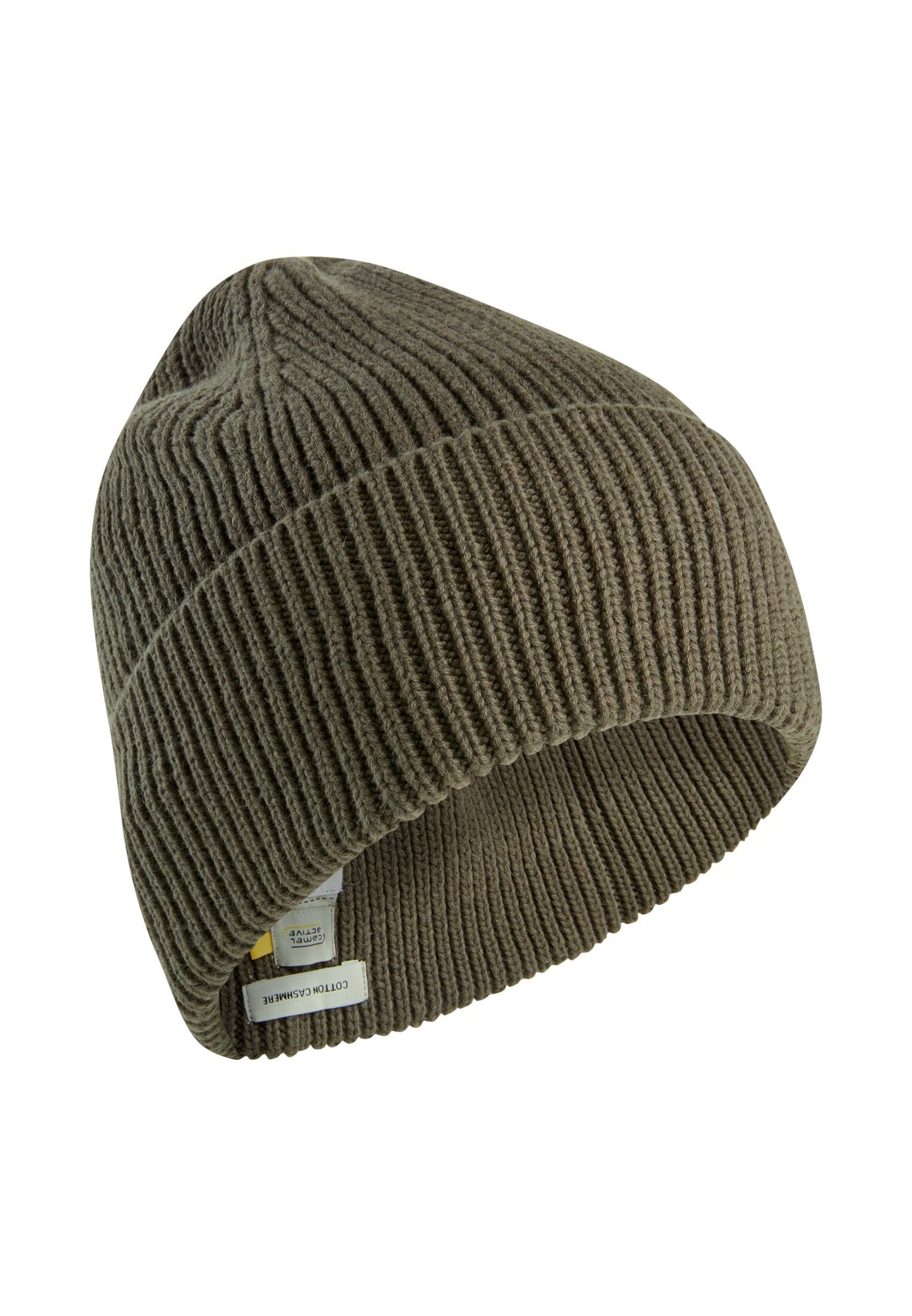 Beanie aus einem Baumwoll-Kaschmir Mix (Dark Brown)