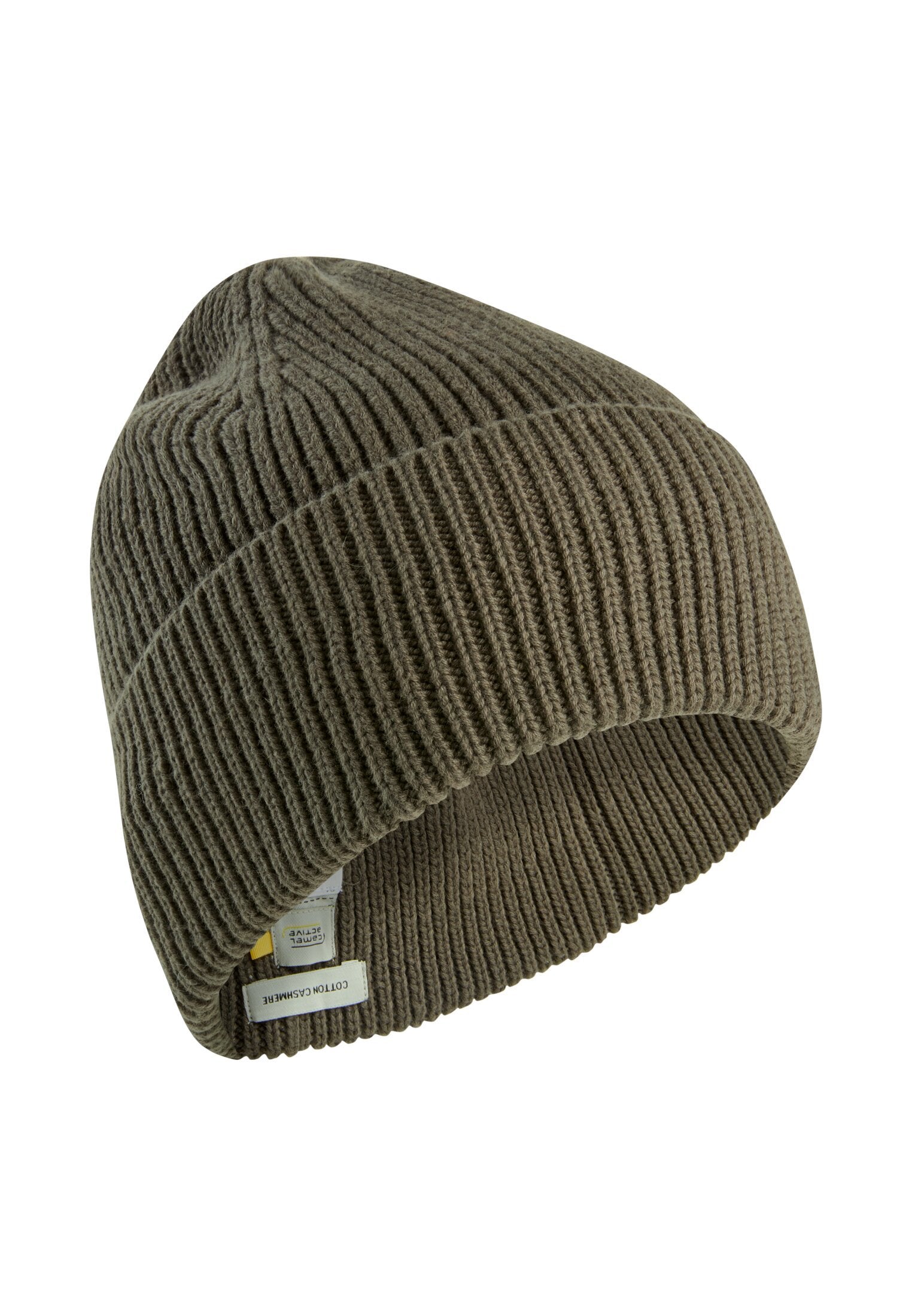 Beanie aus einem Baumwoll-Kaschmir Mix (Dark Brown)