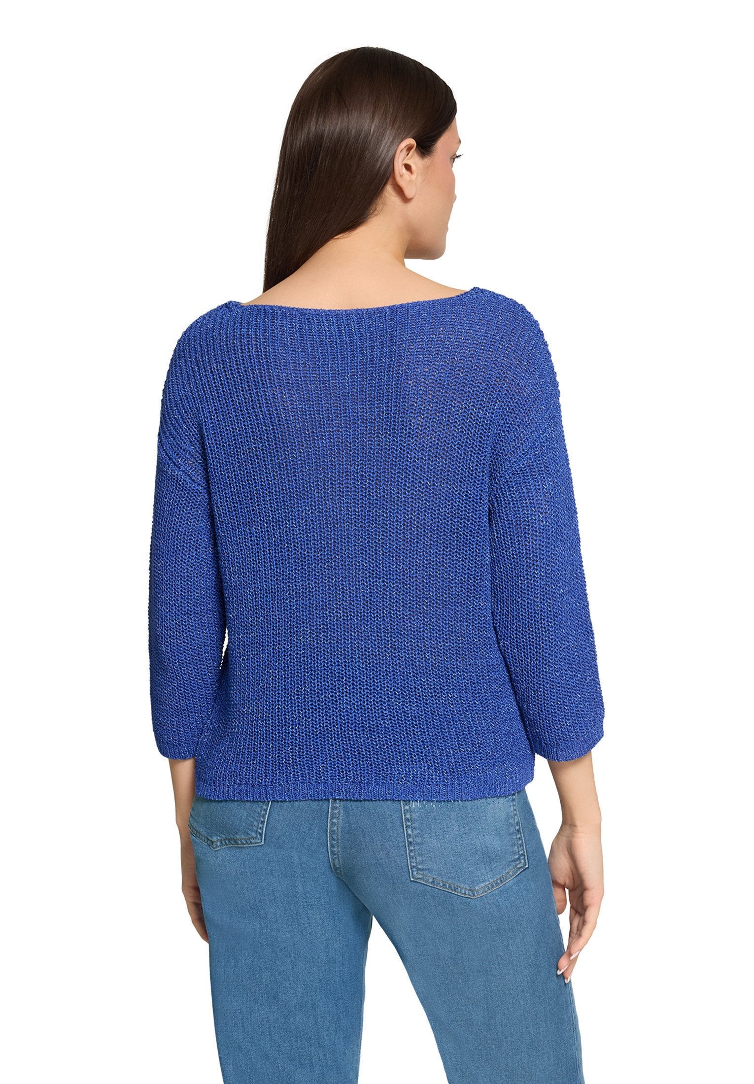 Basic-Strickpullover (Adria Blue)