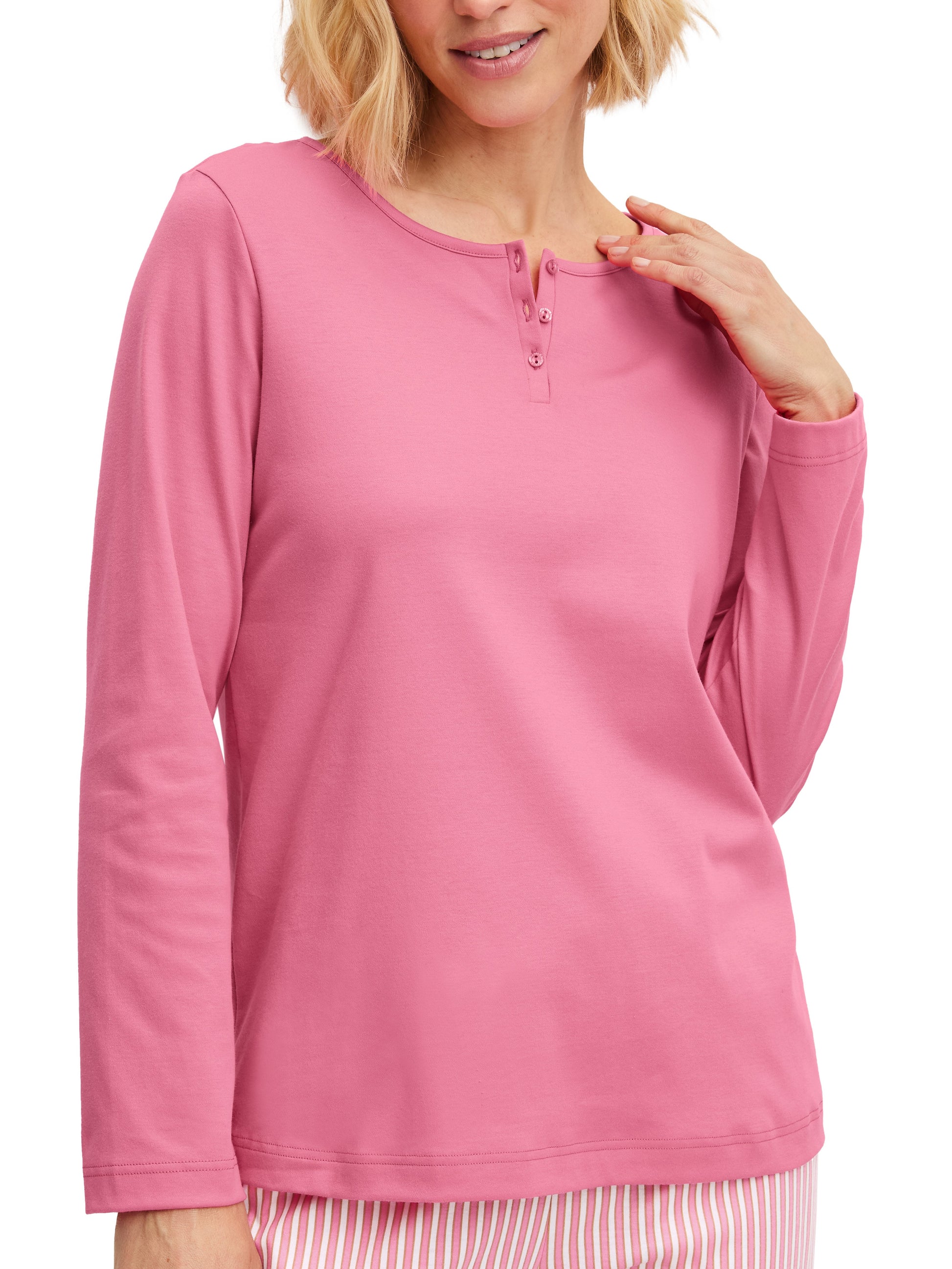 DAMEN Shirt langarm (Sugar Melon)