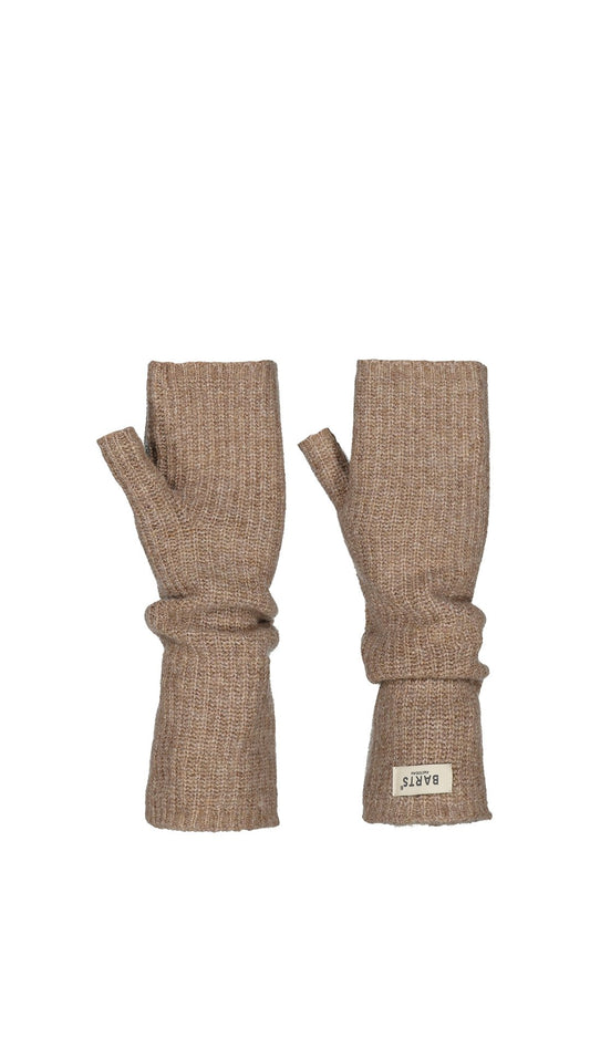 Darty Fingerless Gloves (Beige Light Brown)