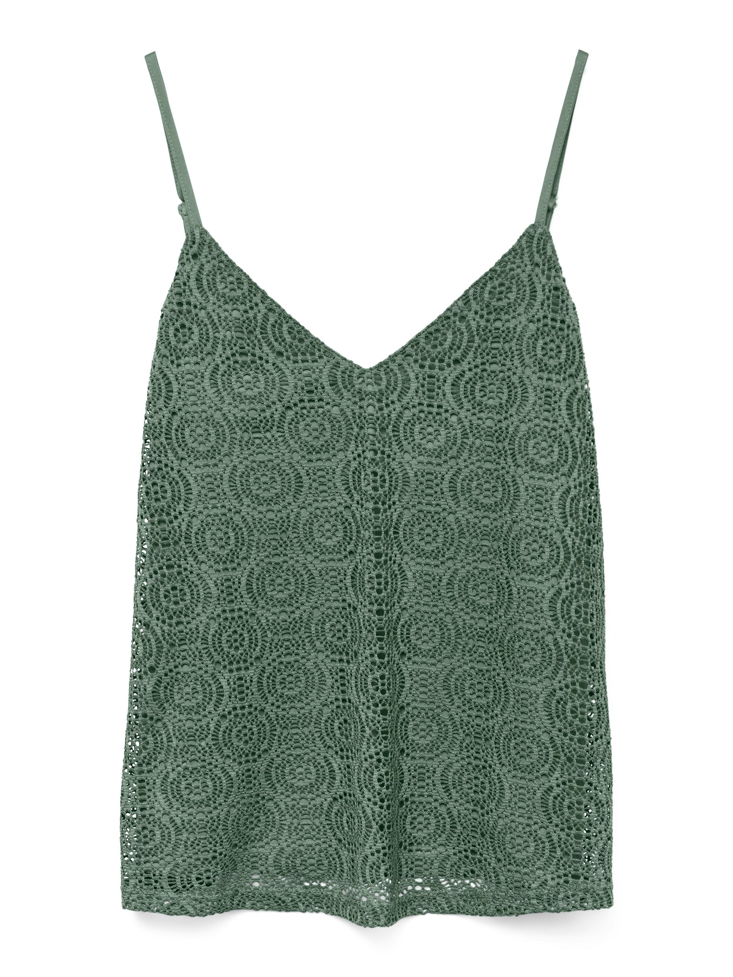 Vmmaya V-neck Singlet Top Jrs (Hedge Green)