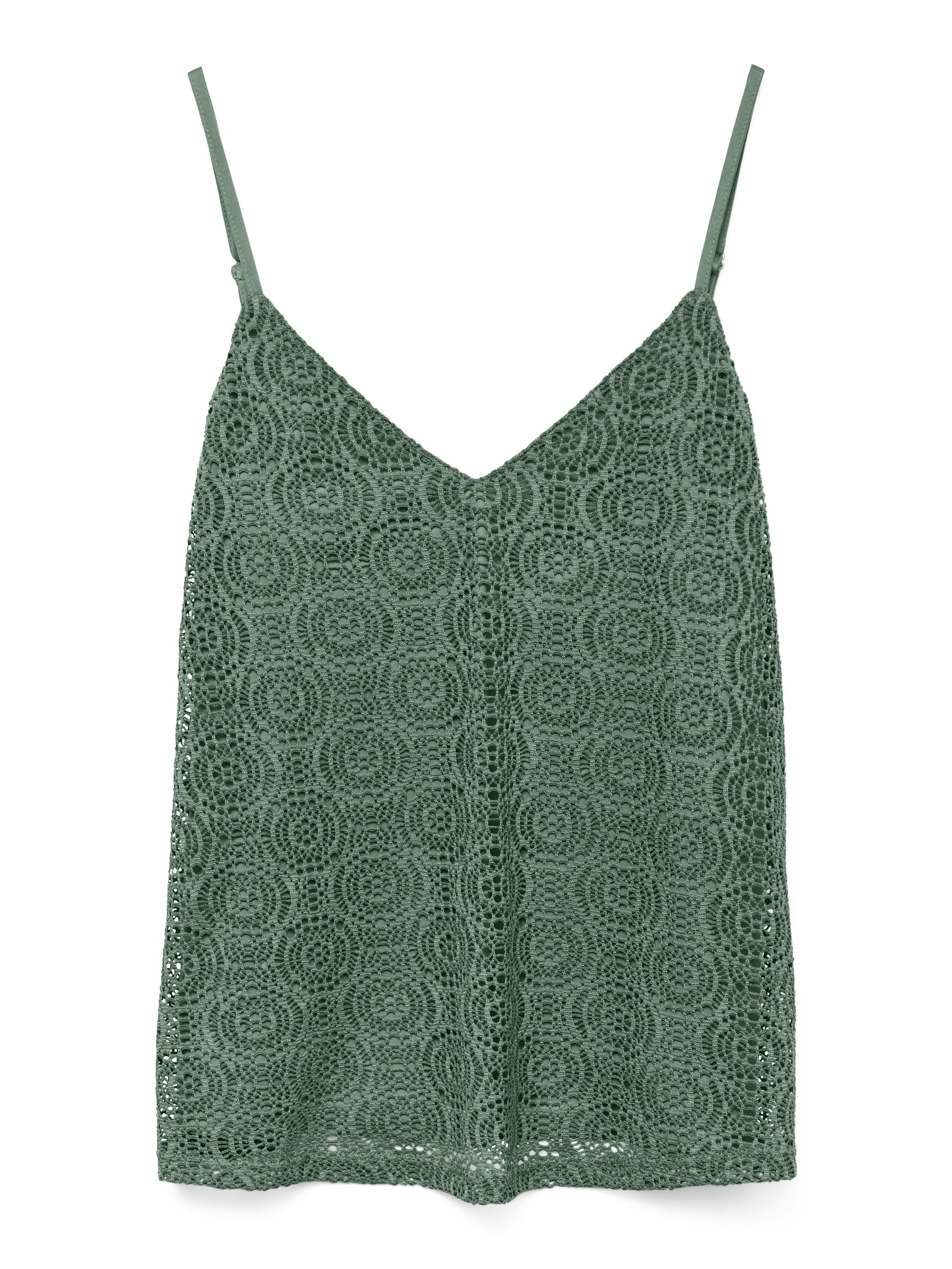 Vmmaya V-neck Singlet Top Jrs (Hedge Green)