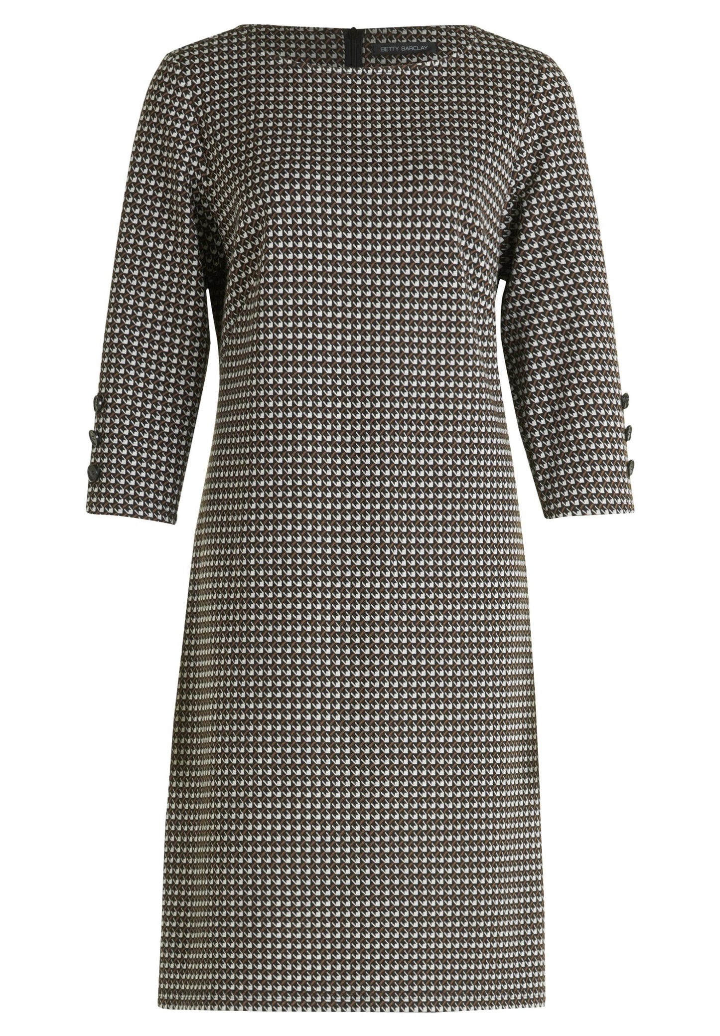 Etuikleid (Black/beige)
