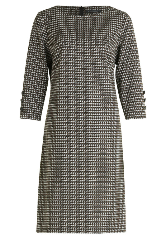 Etuikleid (Black/beige)