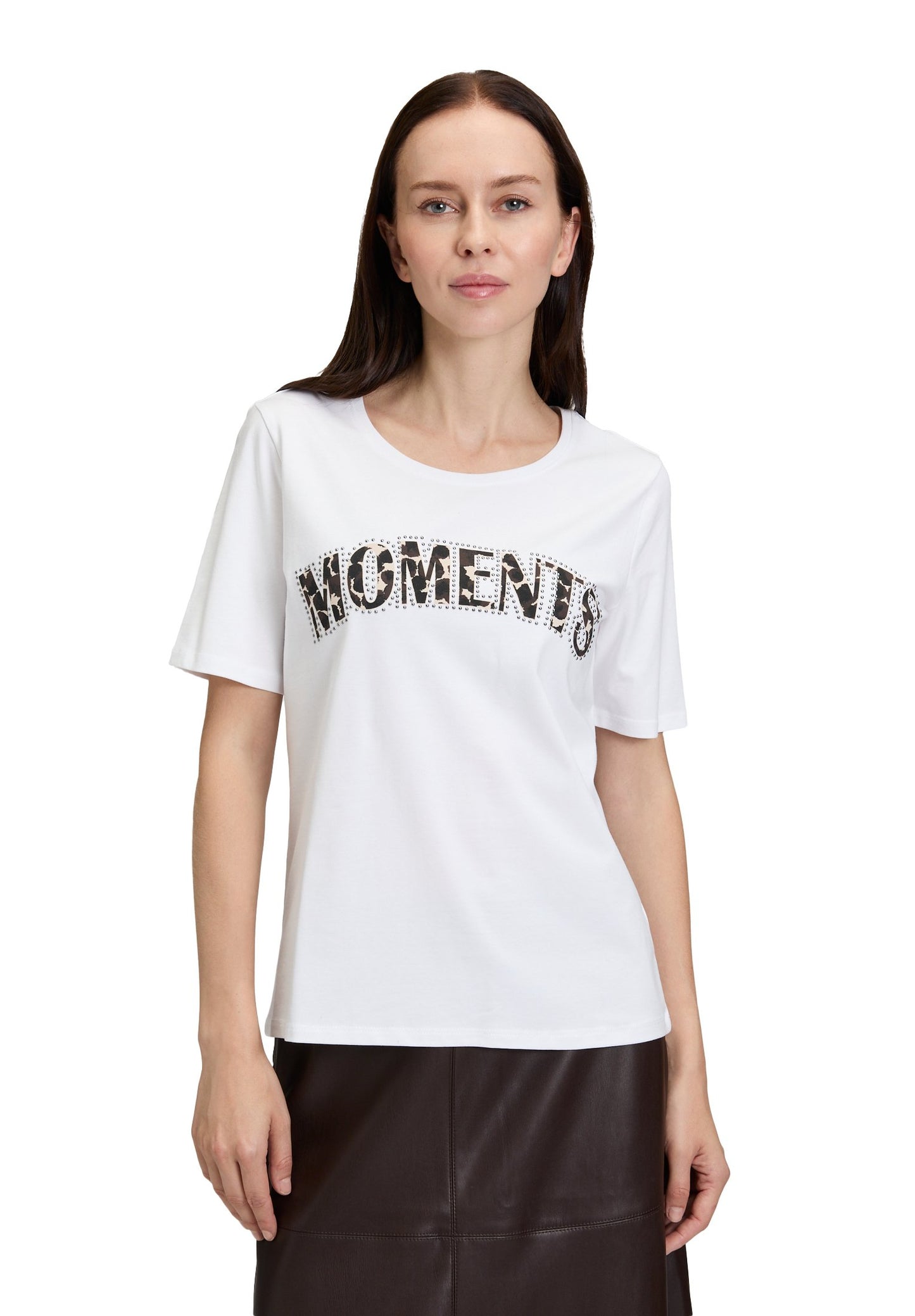 Basic Shirt (Patch White/bro)